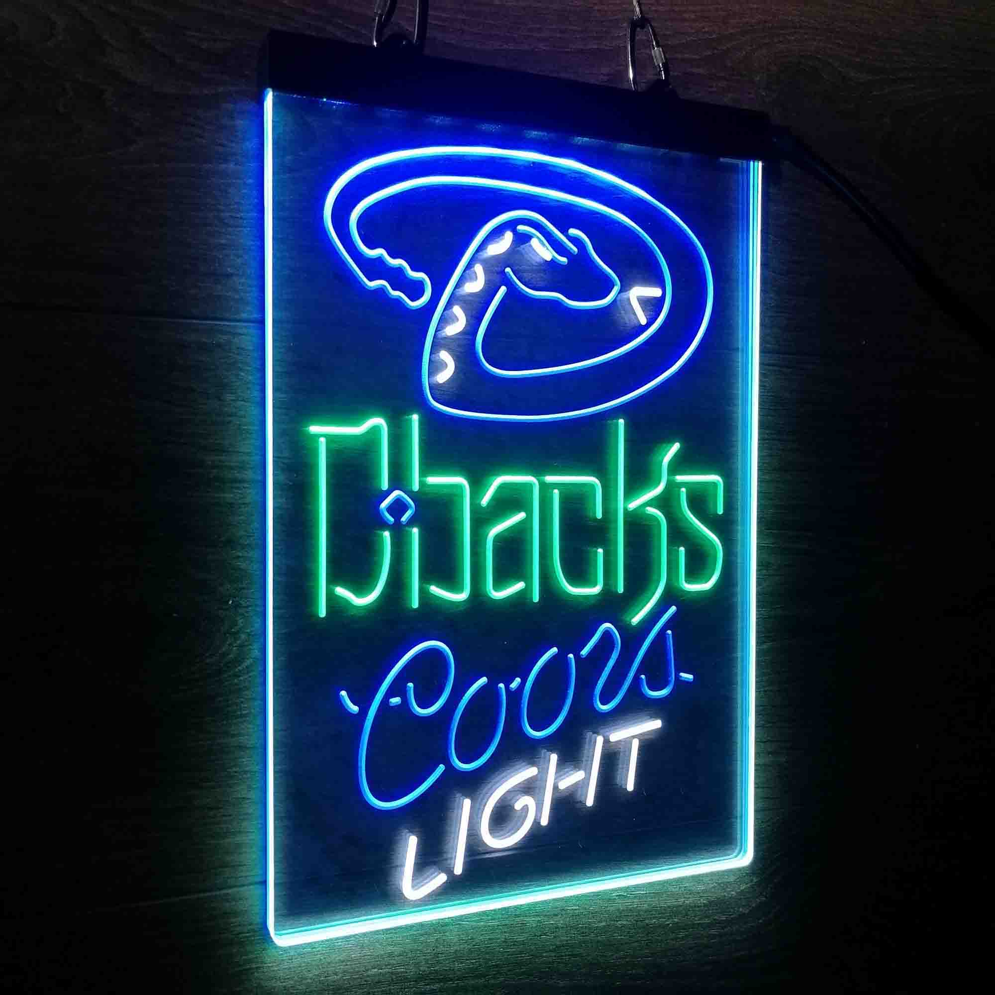 Arizona Diamondbacks Neon LED Sign 3 Colors