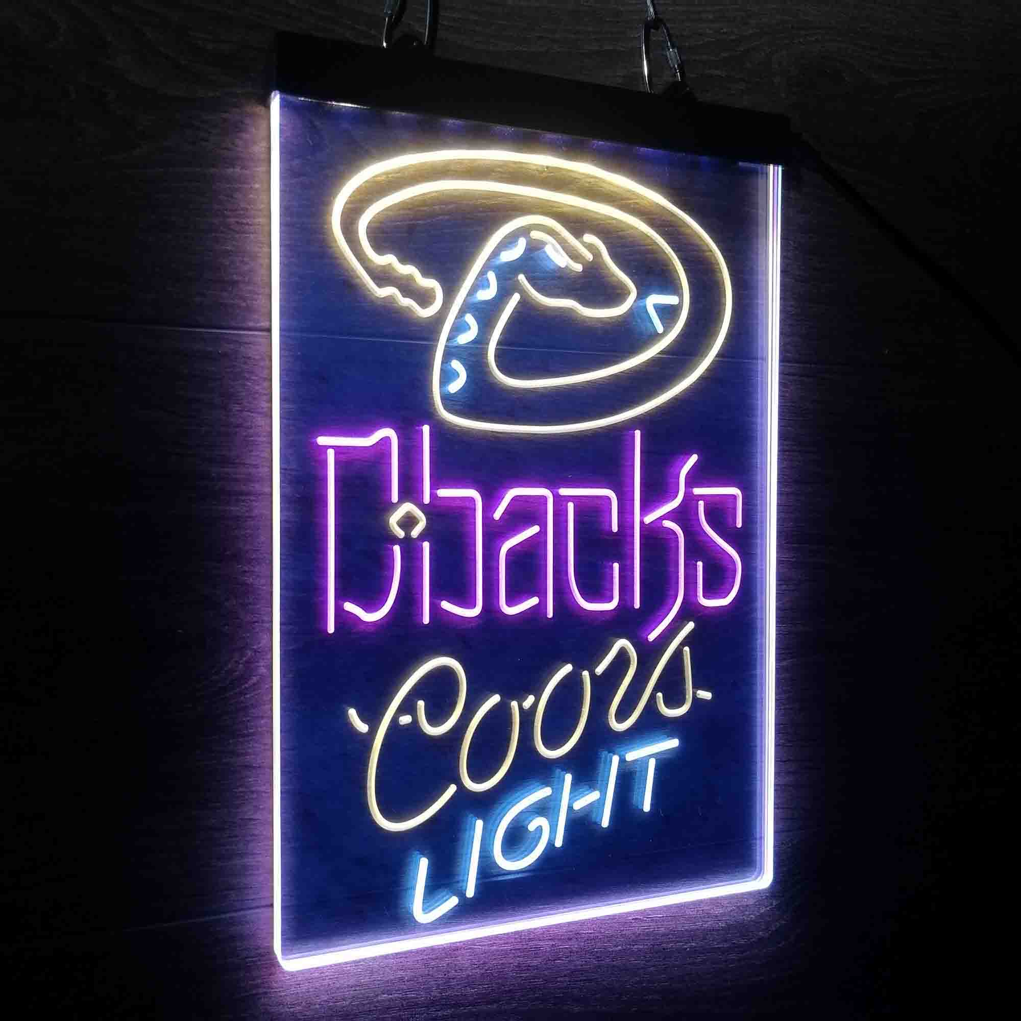 Arizona Diamondbacks Neon LED Sign 3 Colors