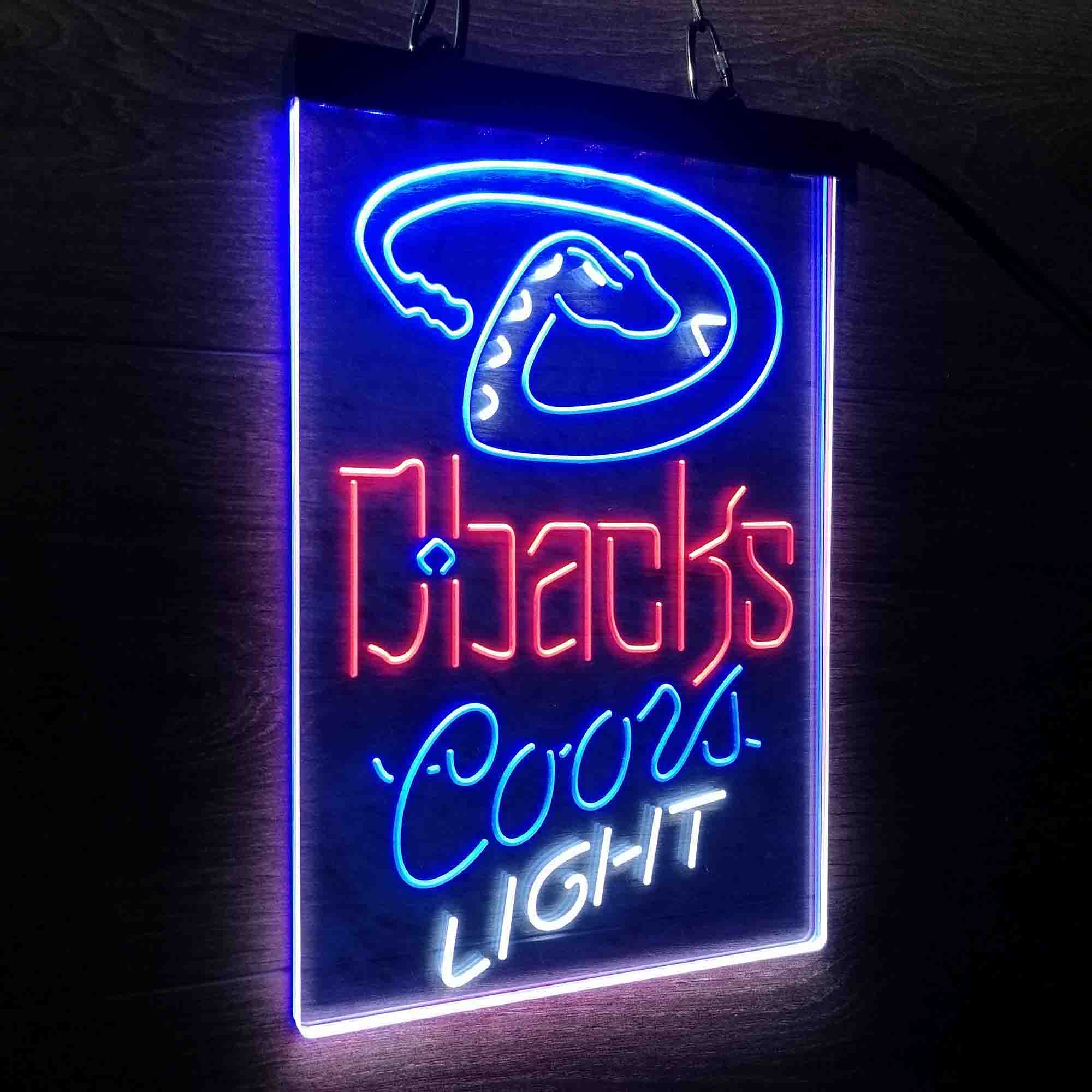 Arizona Diamondbacks Neon LED Sign 3 Colors