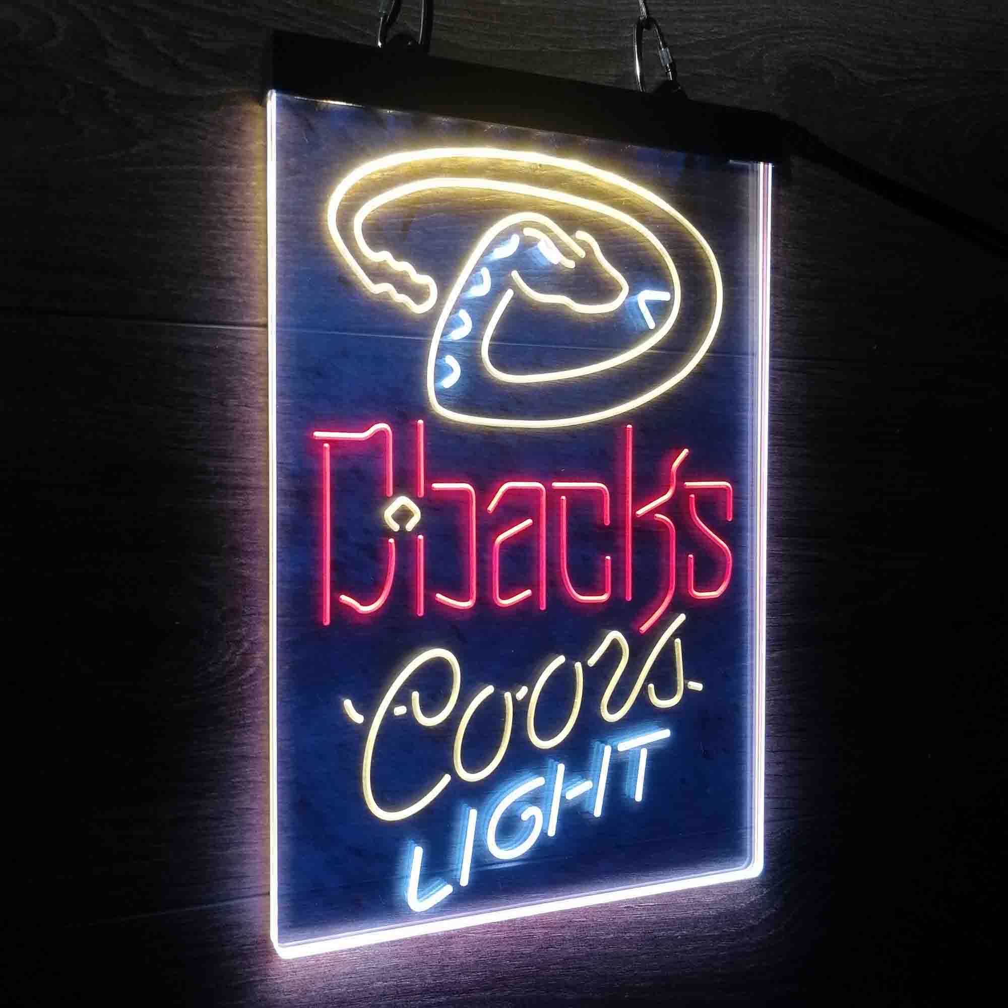 Arizona Diamondbacks Neon LED Sign 3 Colors