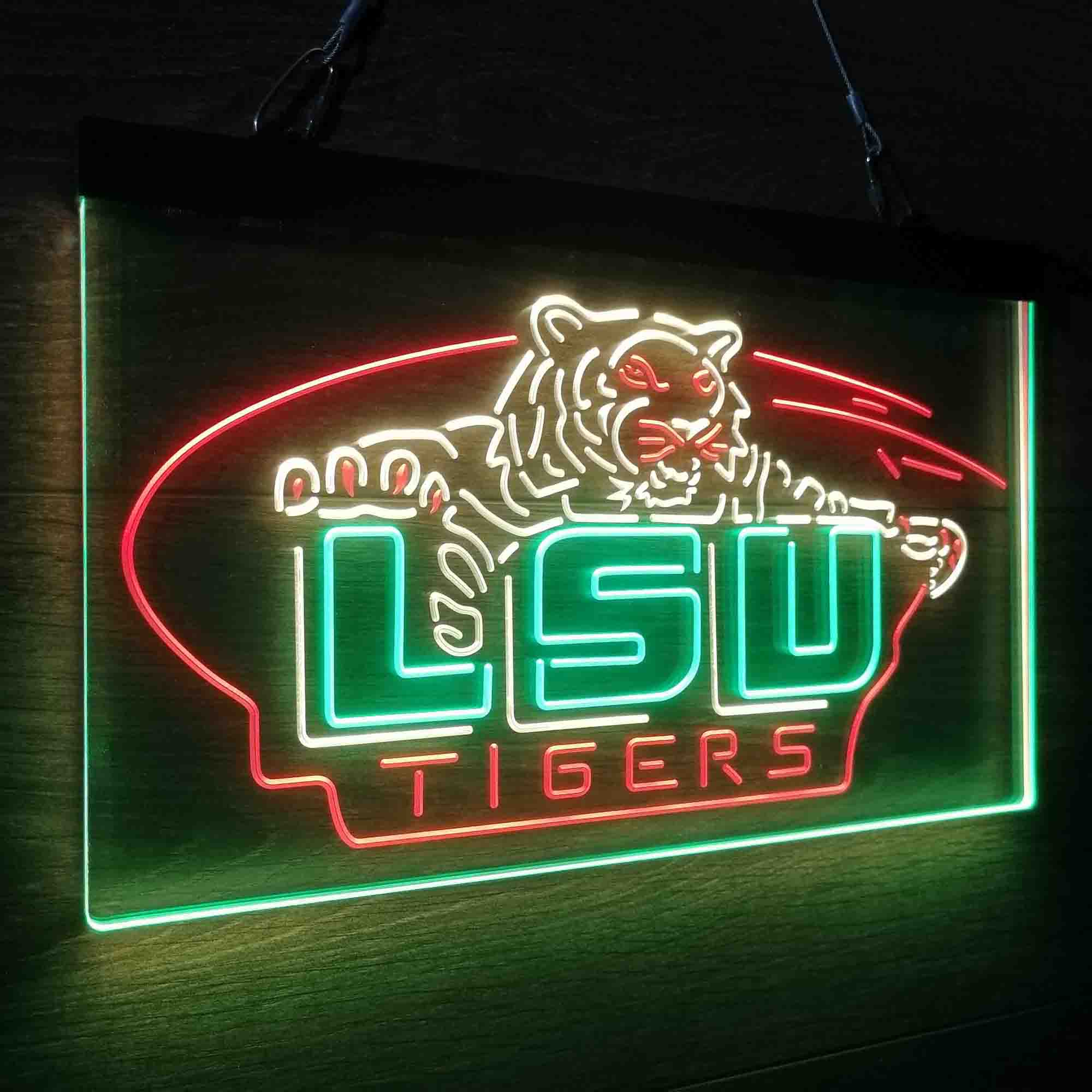 Football LSU Tigers Sport Neon LED Sign 3 Colors