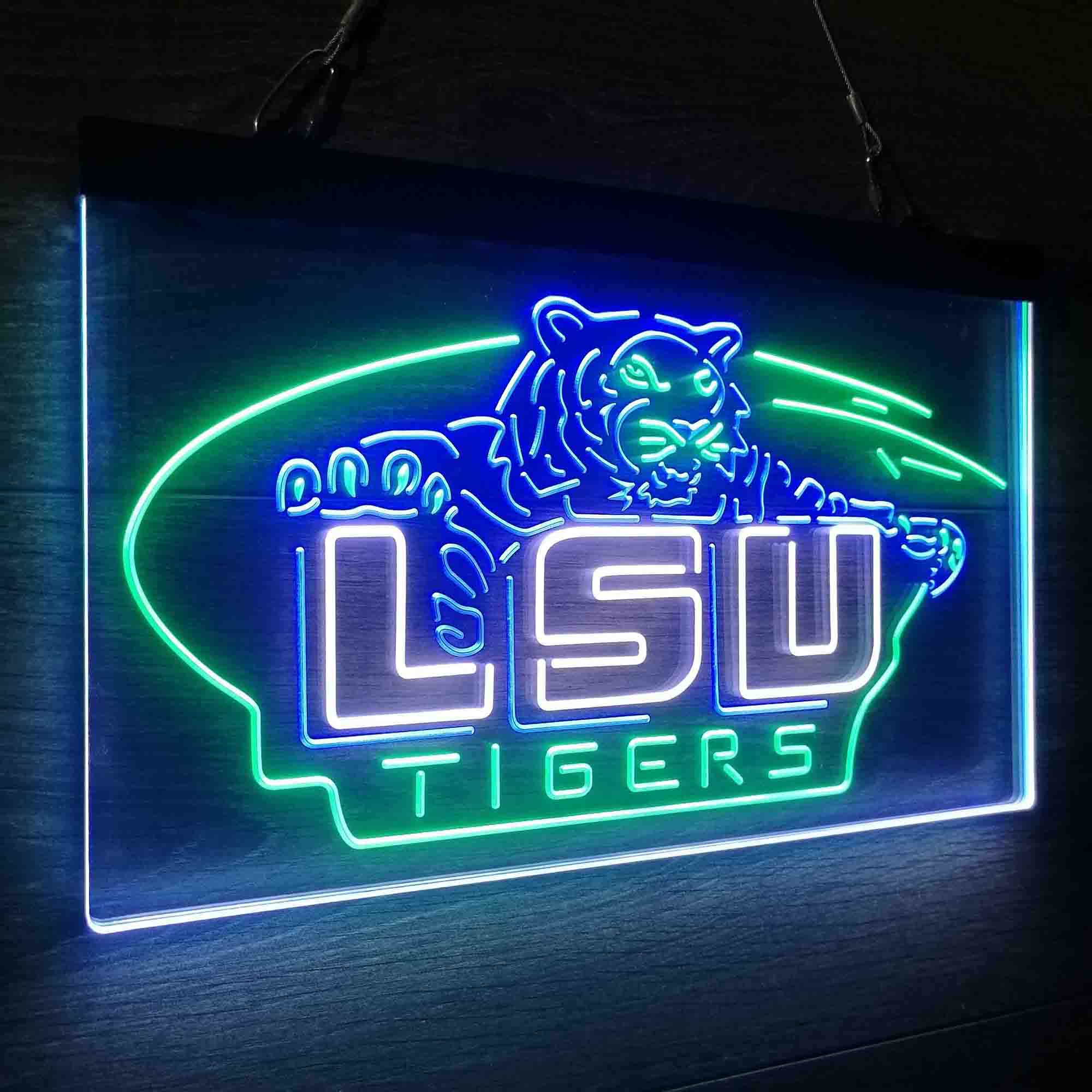 Football LSU Tigers Sport Neon LED Sign 3 Colors