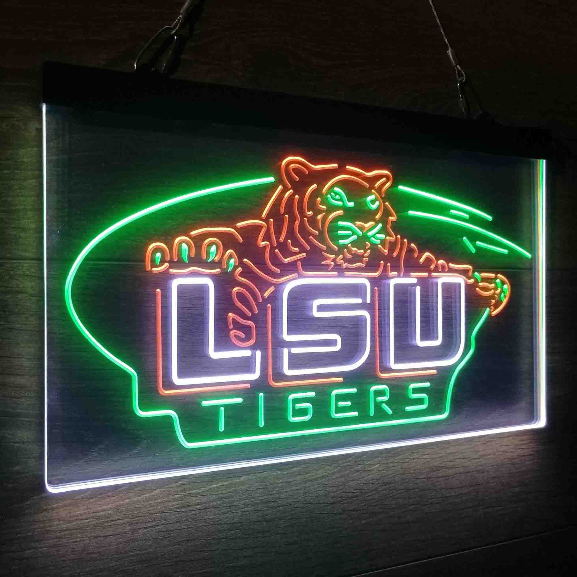 Football LSU Tigers Sport Neon LED Sign 3 Colors