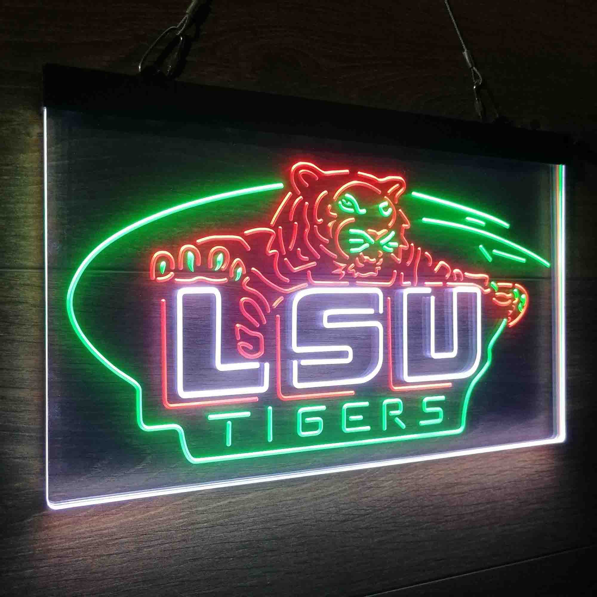 Football LSU Tigers Sport Neon LED Sign 3 Colors