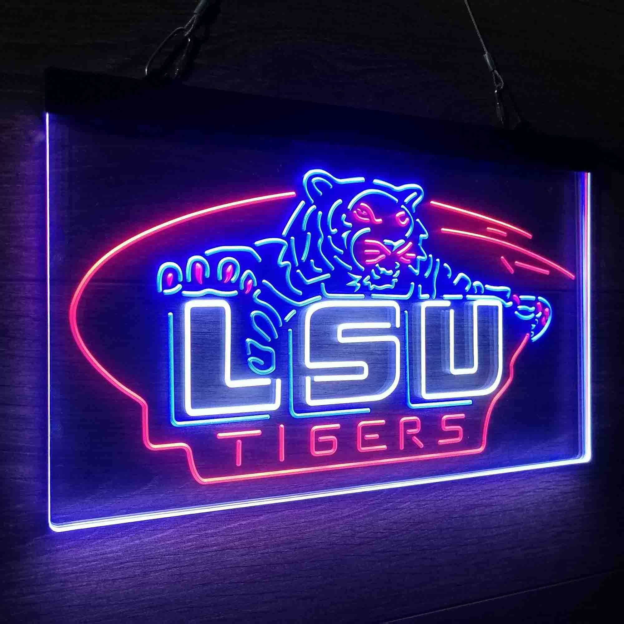 Football LSU Tigers Sport Neon LED Sign 3 Colors