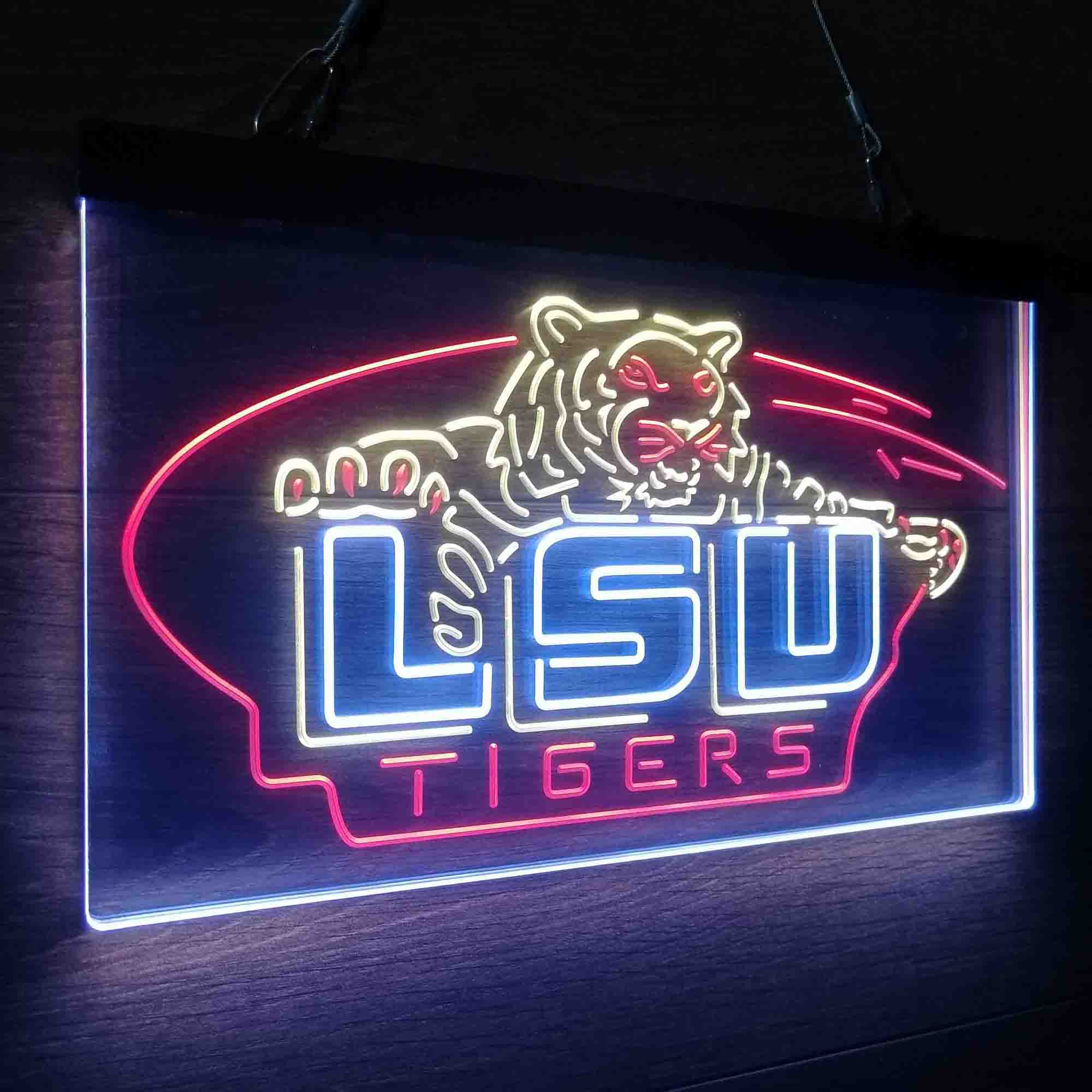 Football LSU Tigers Sport Neon LED Sign 3 Colors