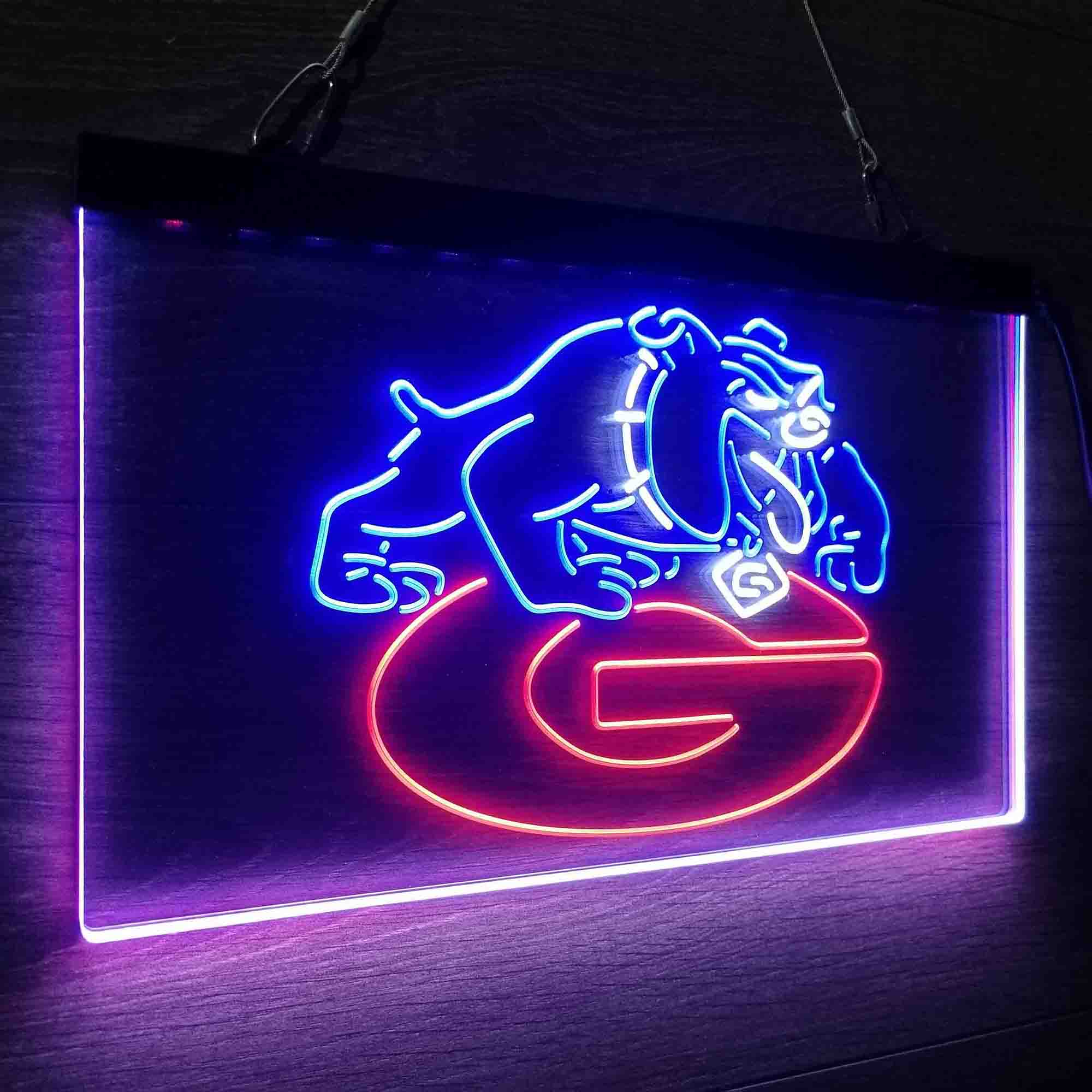 Football Georgia Bulldogs Sport Neon LED Sign 3 Colors