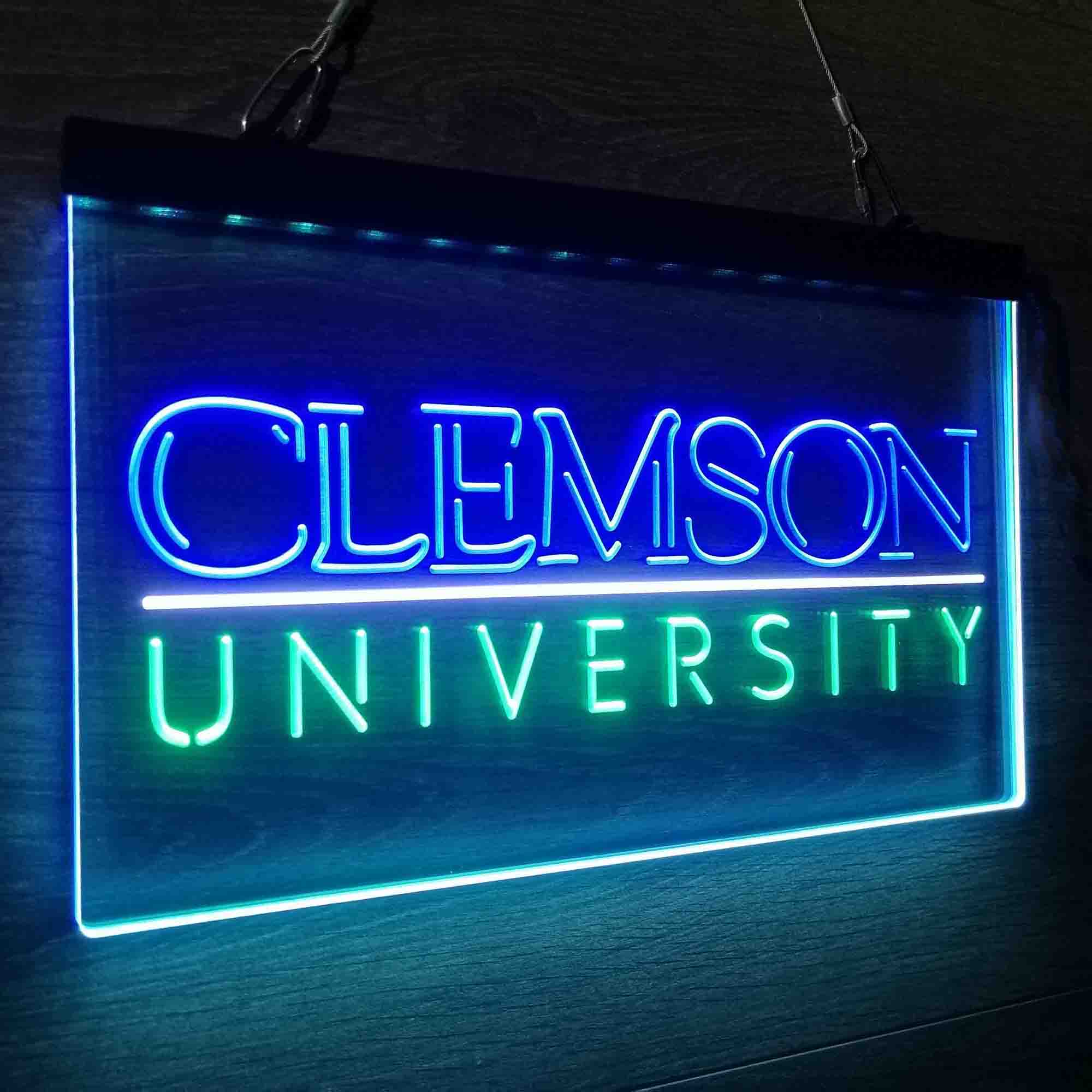 University Tigers Sport Clemson Neon LED Sign 3 Colors