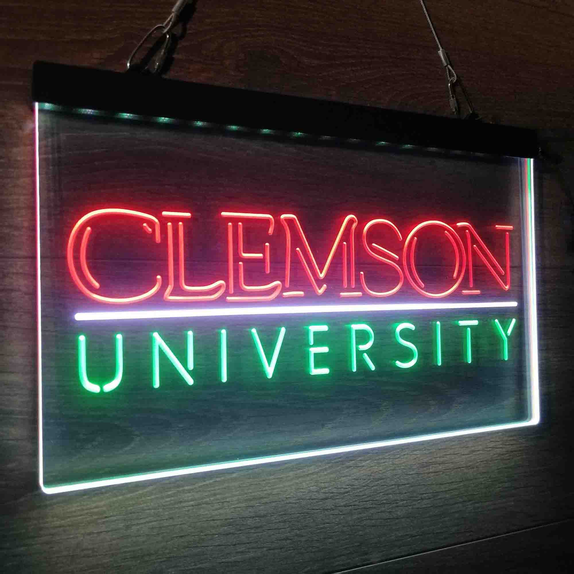 University Tigers Sport Clemson Neon LED Sign 3 Colors