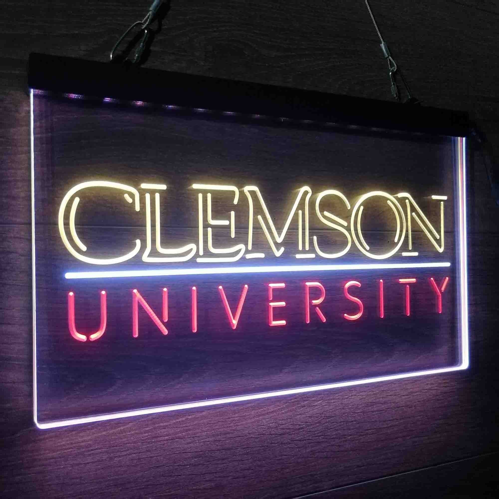 University Tigers Sport Clemson Neon LED Sign 3 Colors