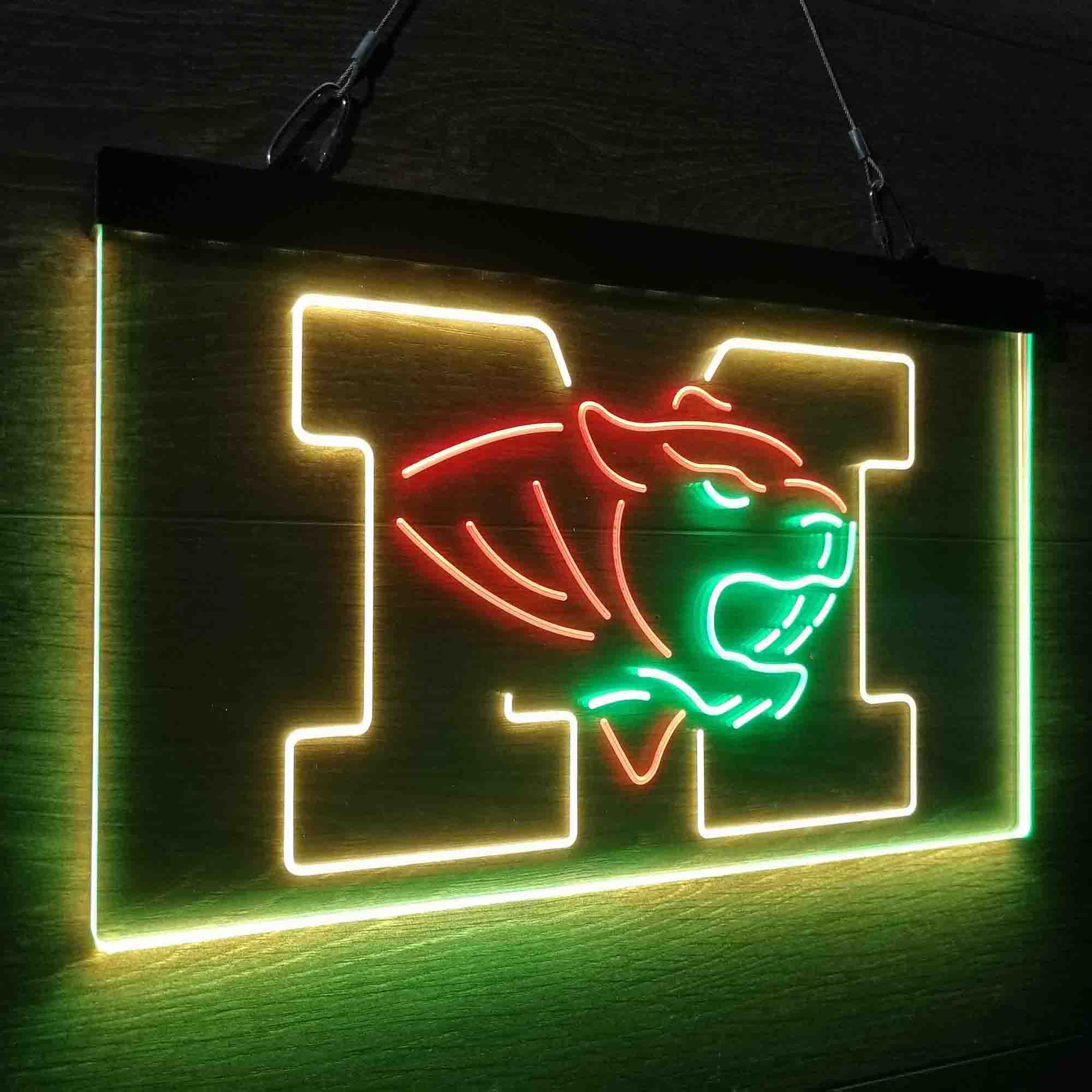 University Tigers University of Missouri Tigers Neon LED Sign 3 Colors