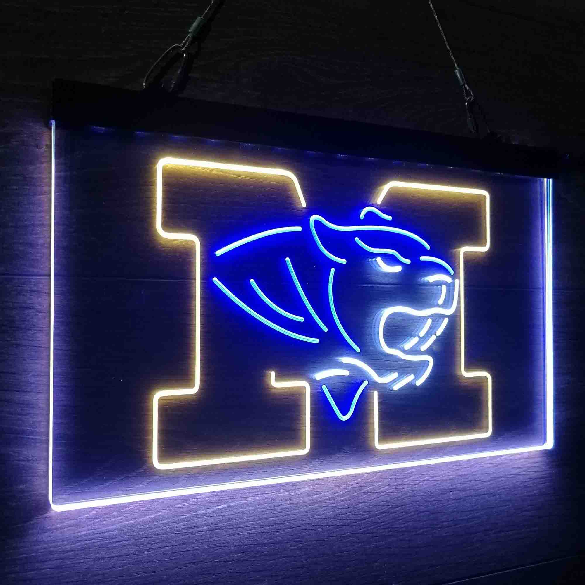 University Tigers University of Missouri Tigers Neon LED Sign 3 Colors