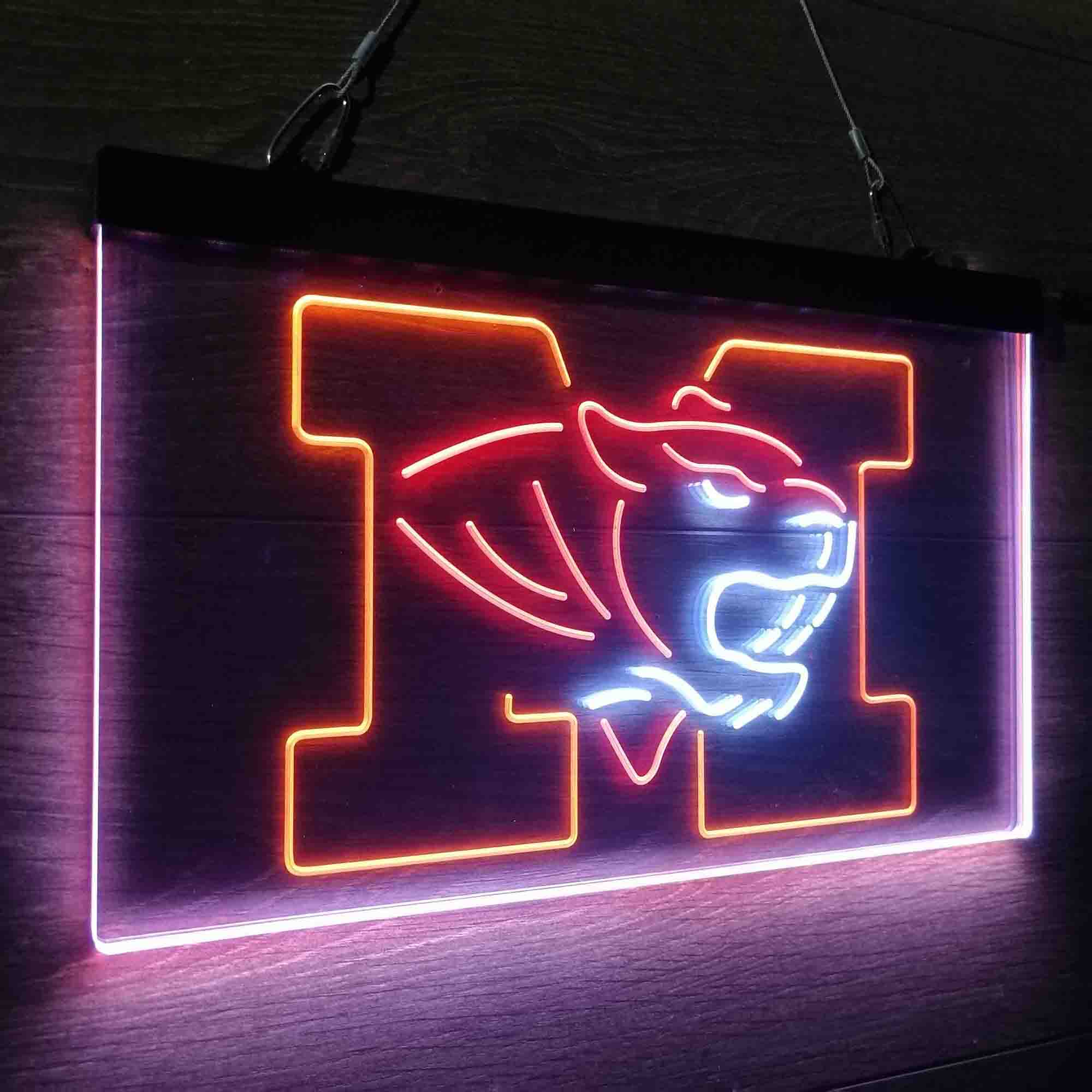 University Tigers University of Missouri Tigers Neon LED Sign 3 Colors