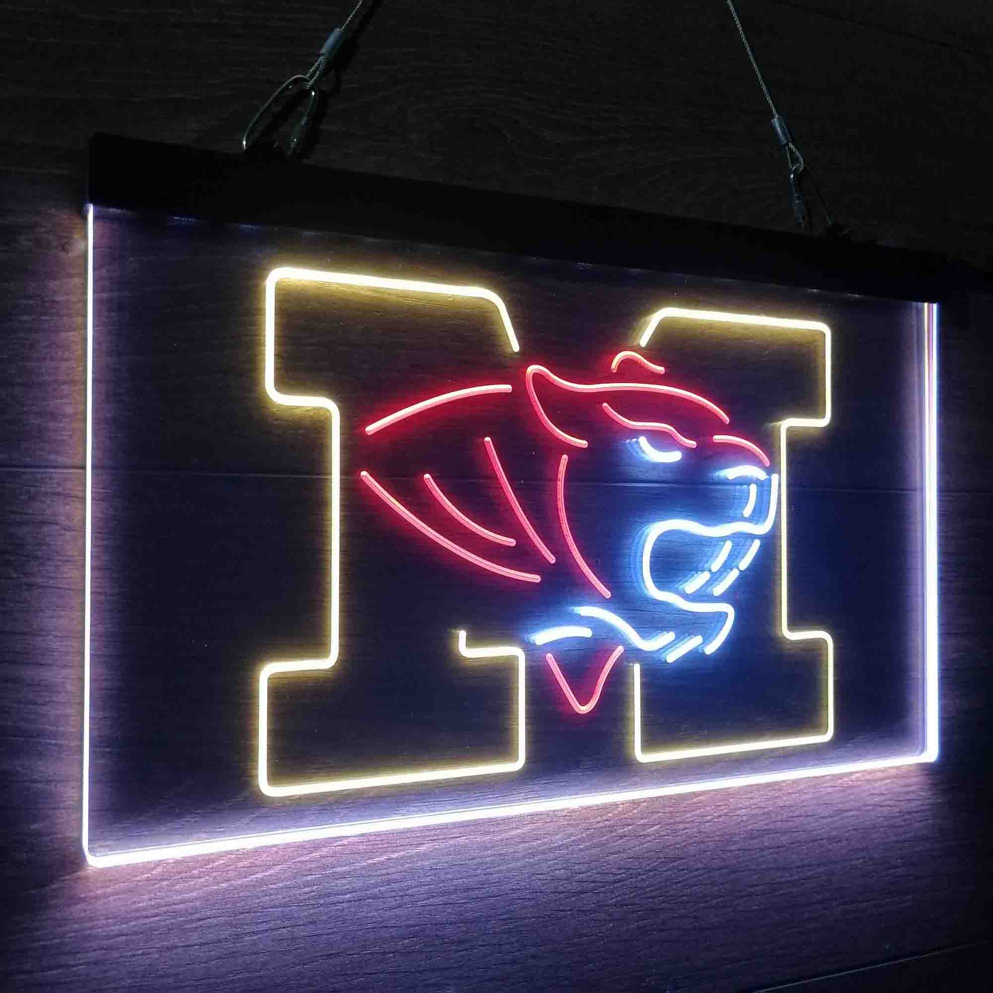 University Tigers University of Missouri Tigers Neon LED Sign 3 Colors