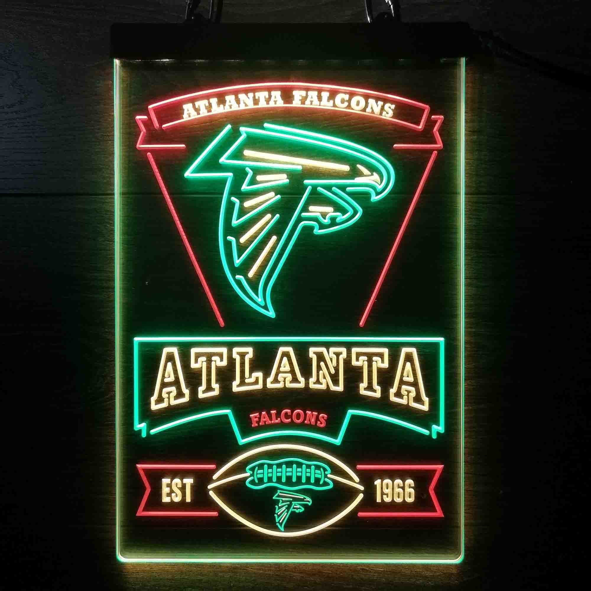 Atlanta Falcons Led Light Sign