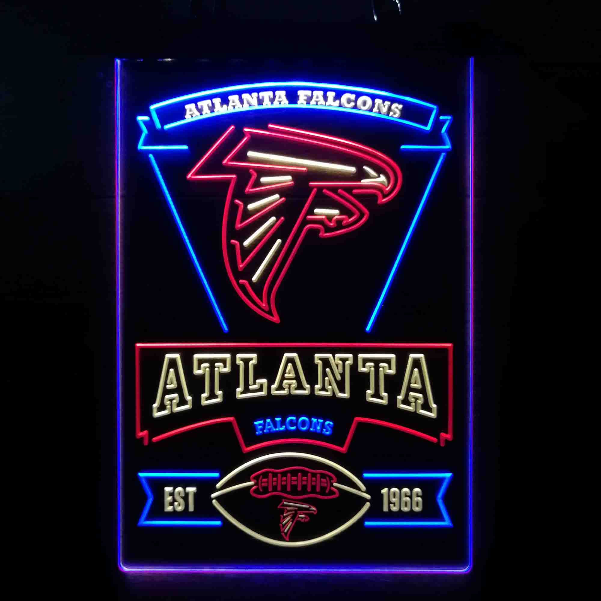 Atlanta Falcons Led Light Sign