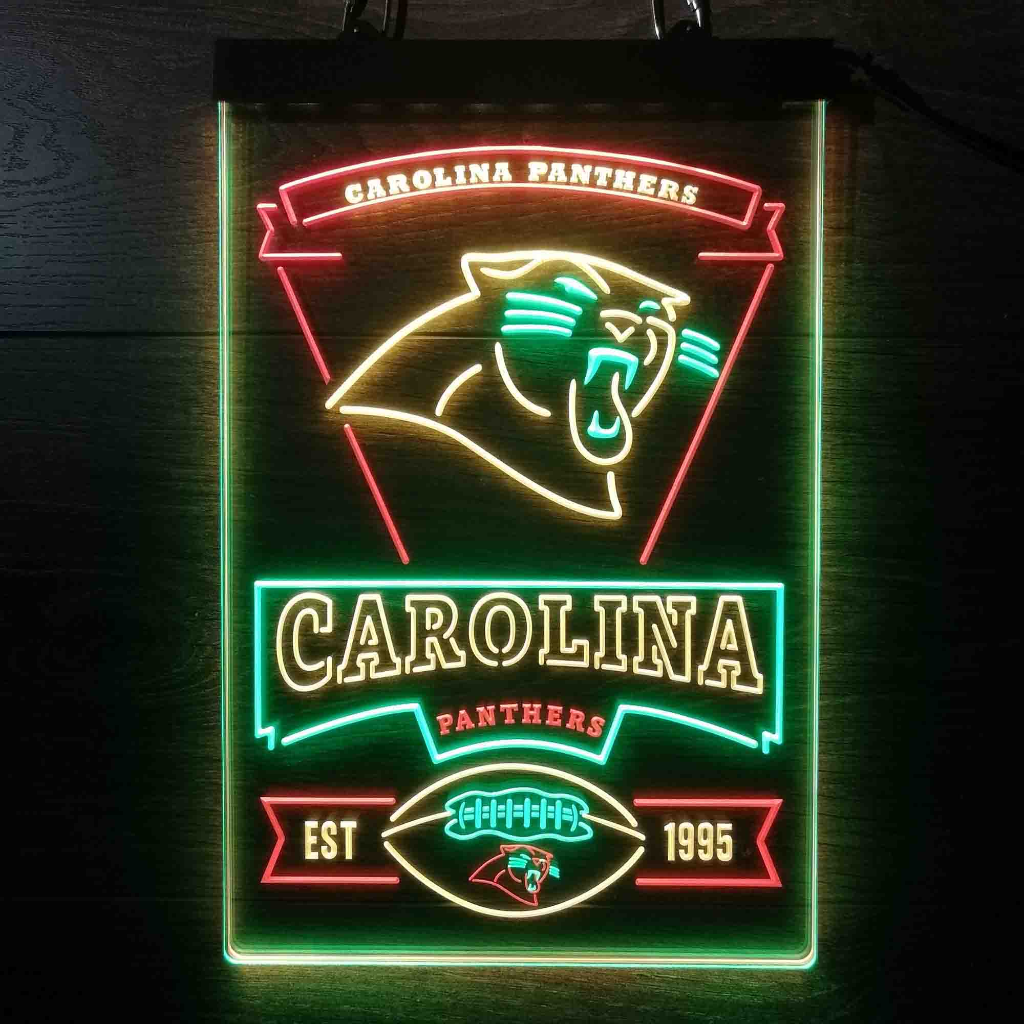 Carolina Panthers Led Light Sign