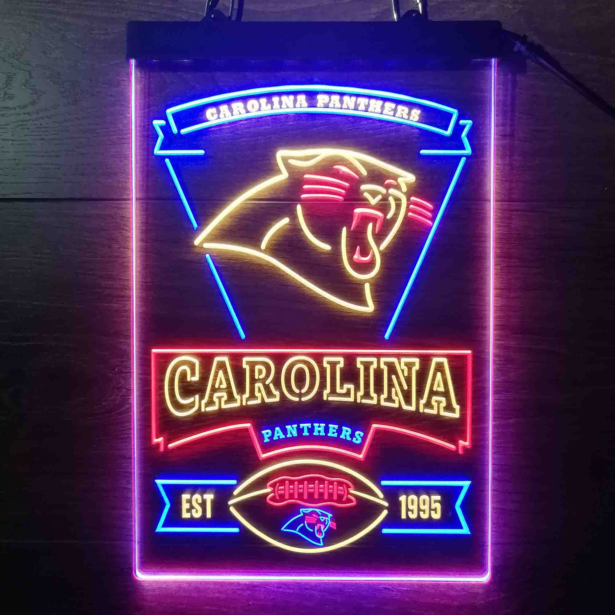 Carolina Panthers Led Light Sign