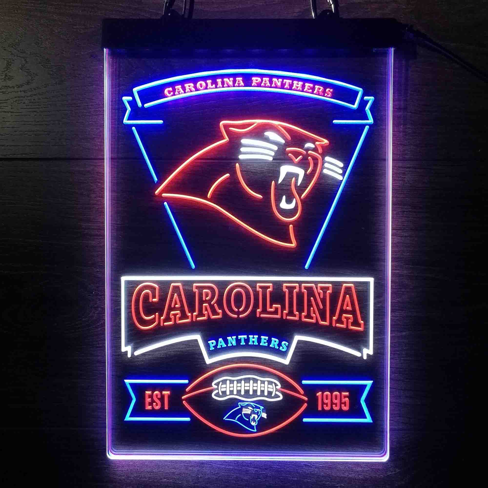 Carolina Panthers Led Light Sign