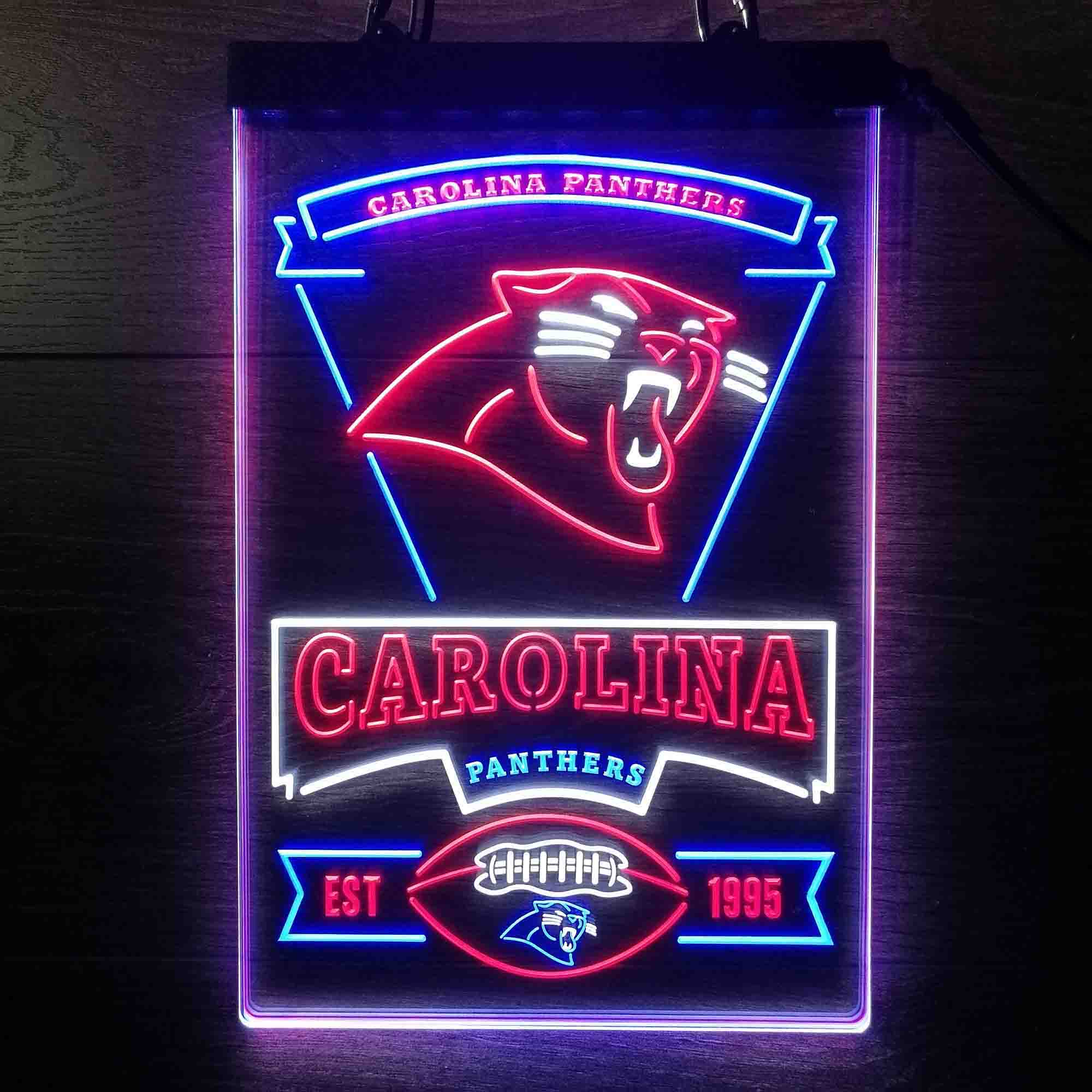 Carolina Panthers Led Light Sign