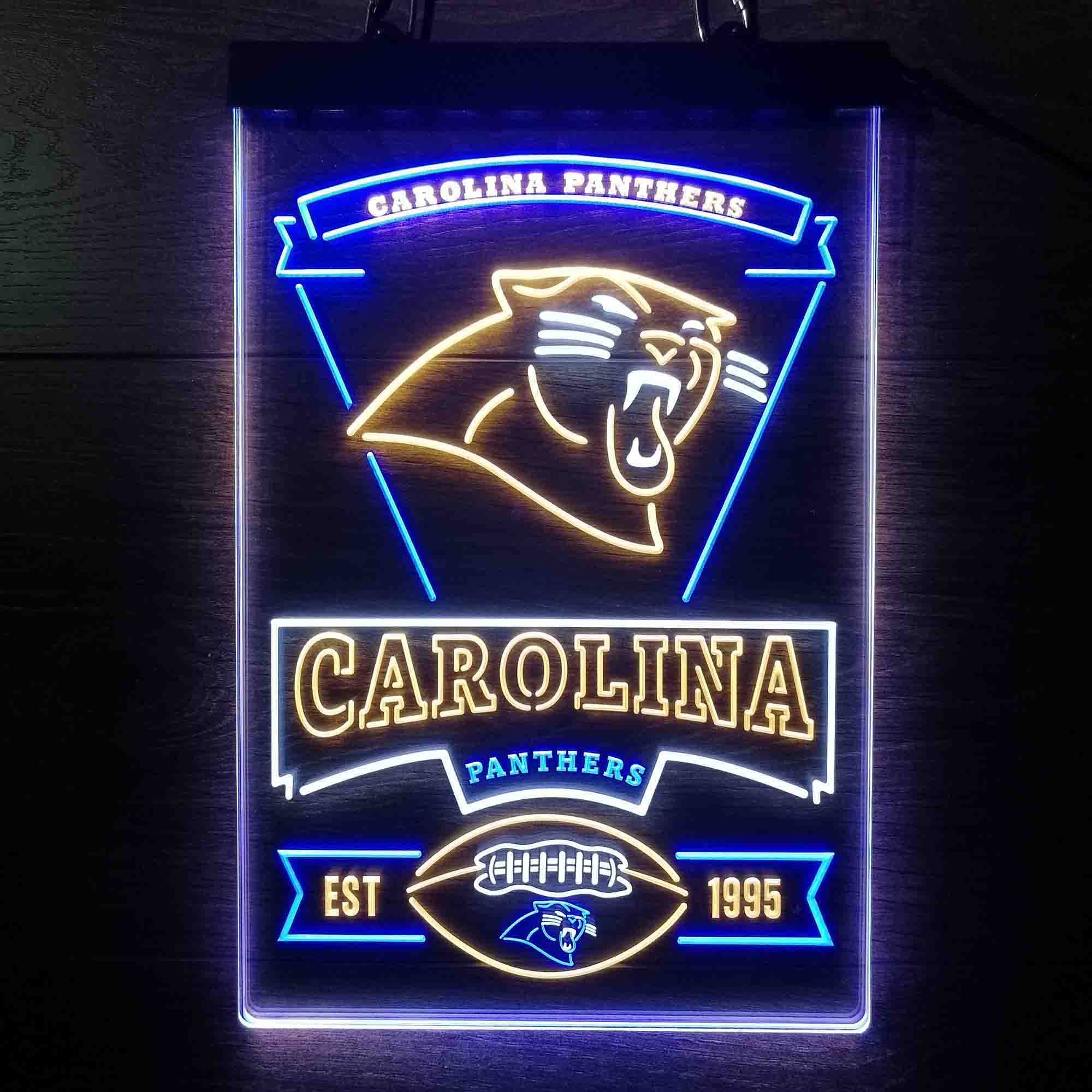 Carolina Panthers Led Light Sign