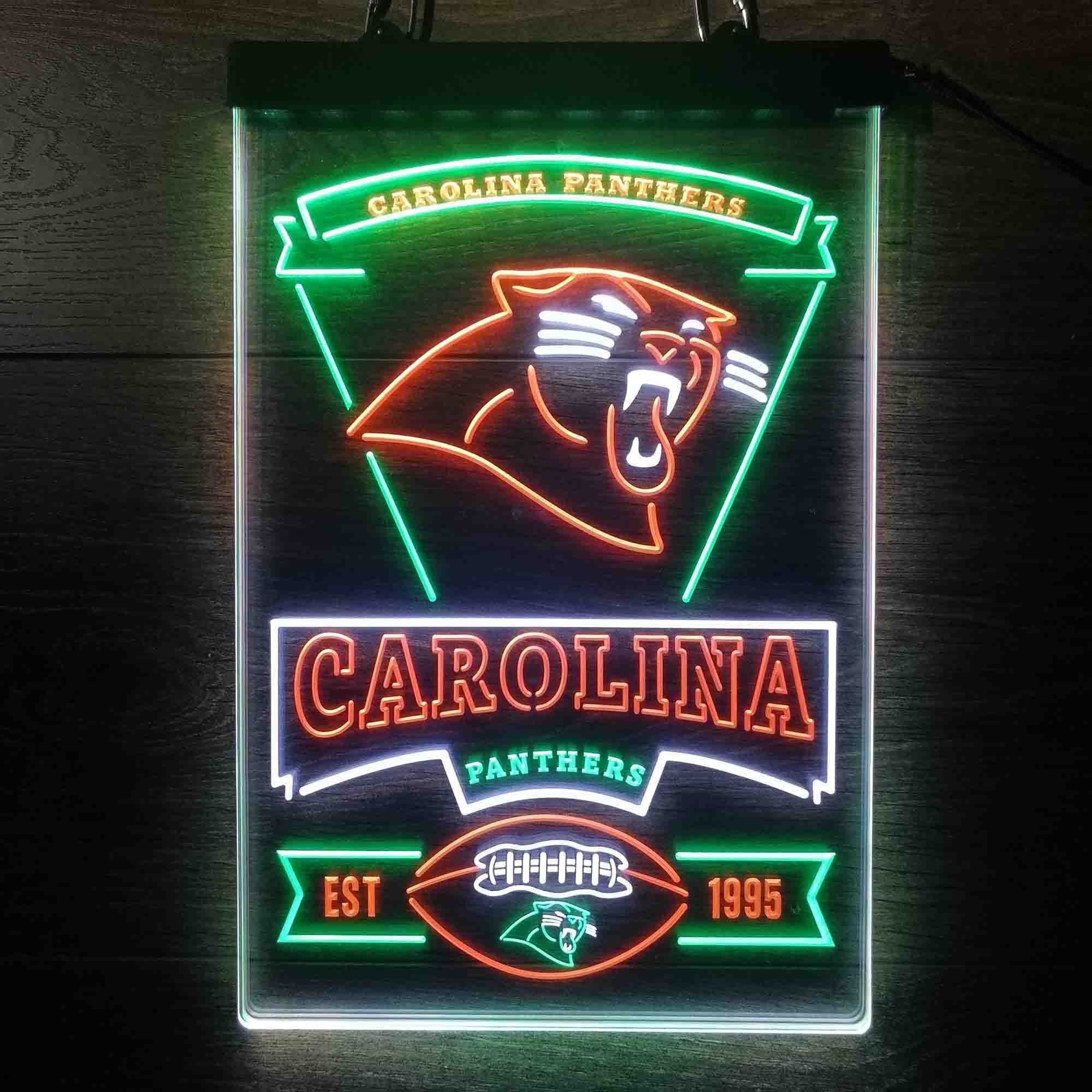 Carolina Panthers Led Light Sign