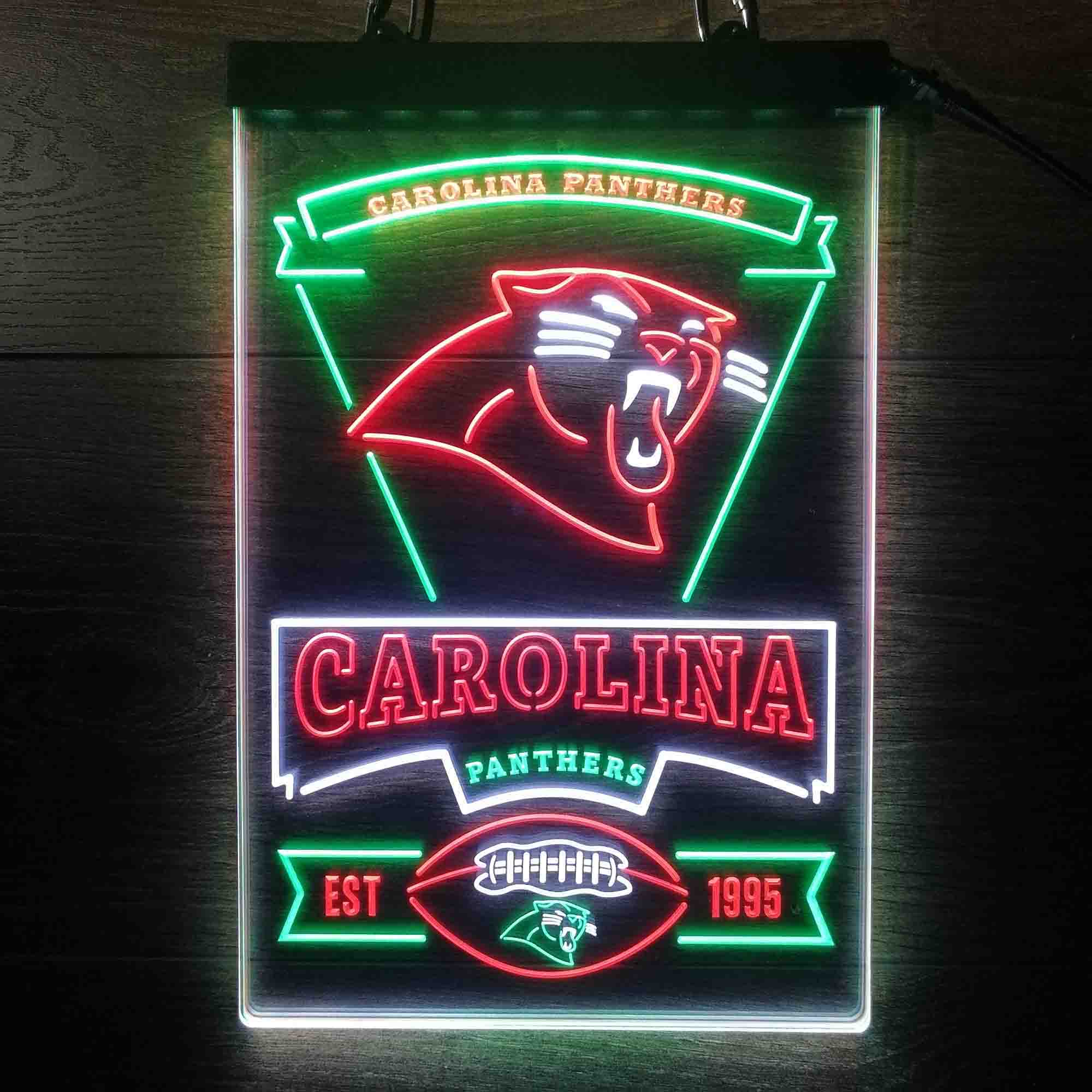 Carolina Panthers Led Light Sign