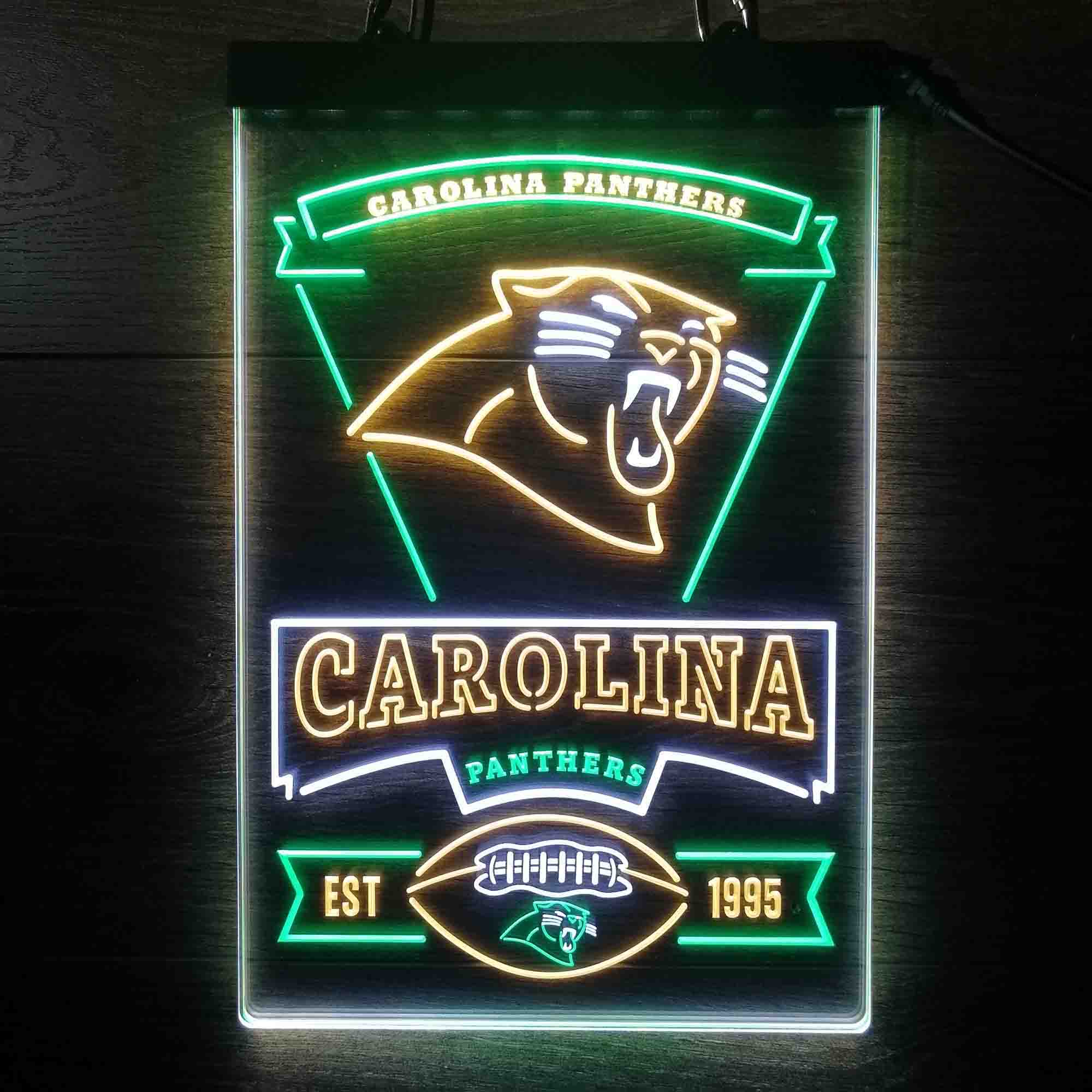 Carolina Panthers Led Light Sign