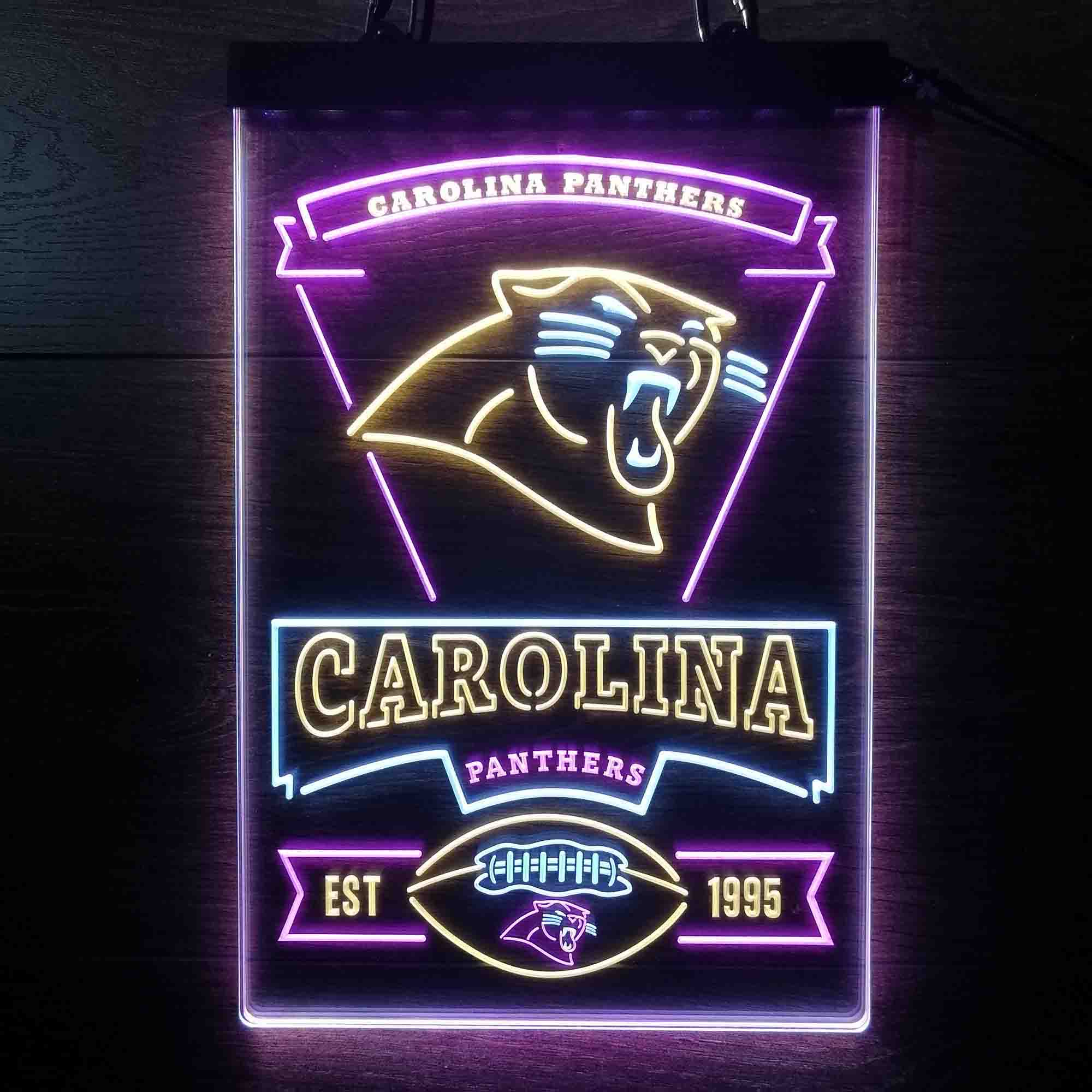 Carolina Panthers Led Light Sign