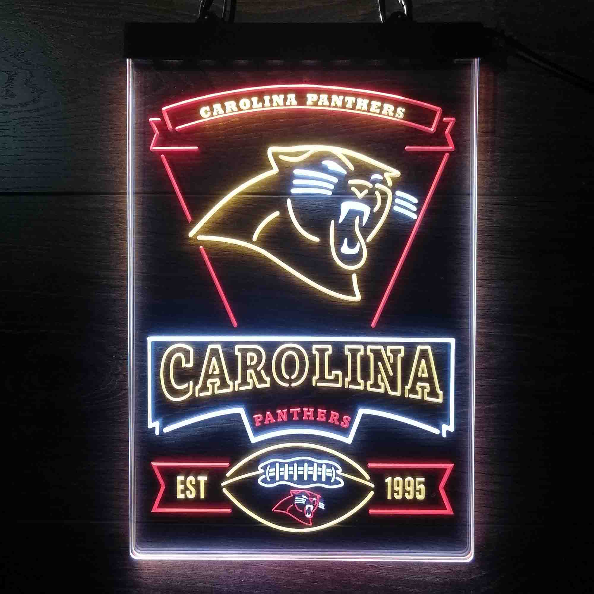 Carolina Panthers Led Light Sign