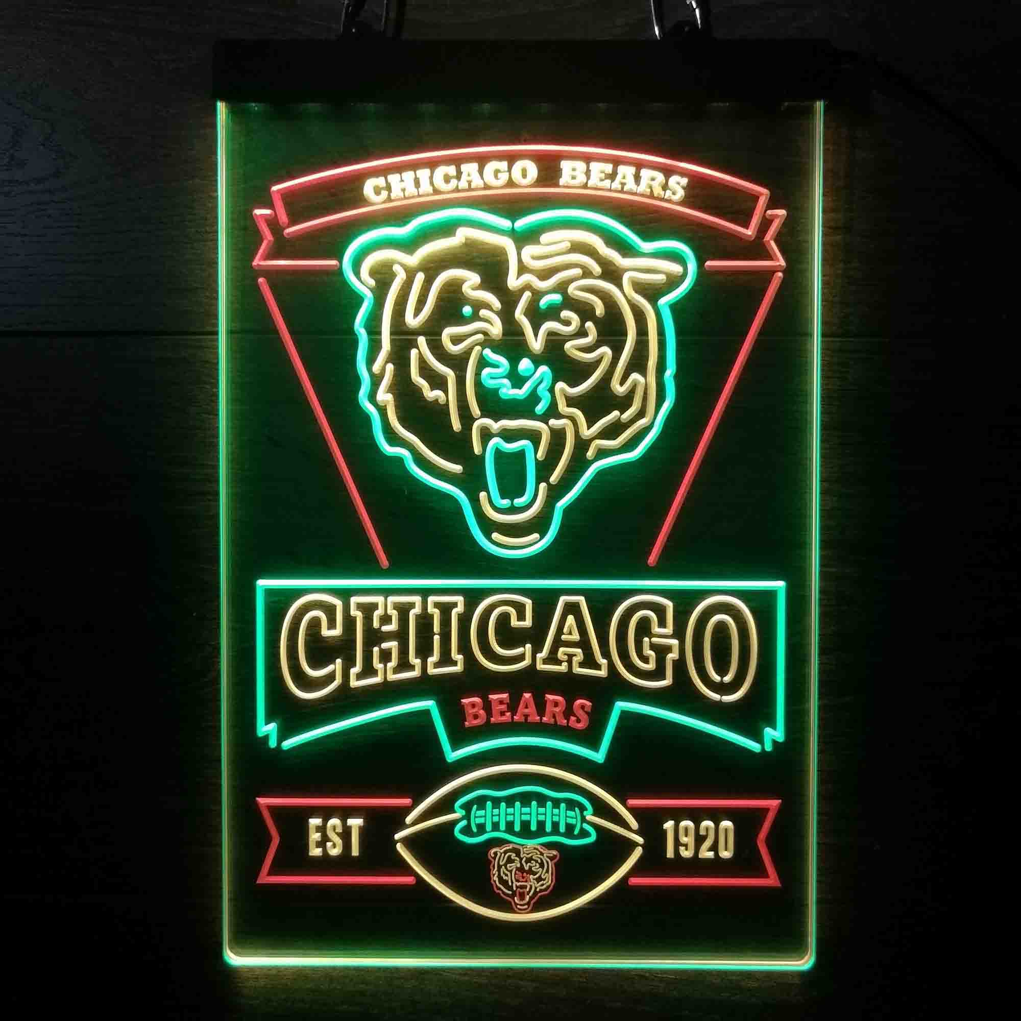 Chicago Bears LED Light Sign