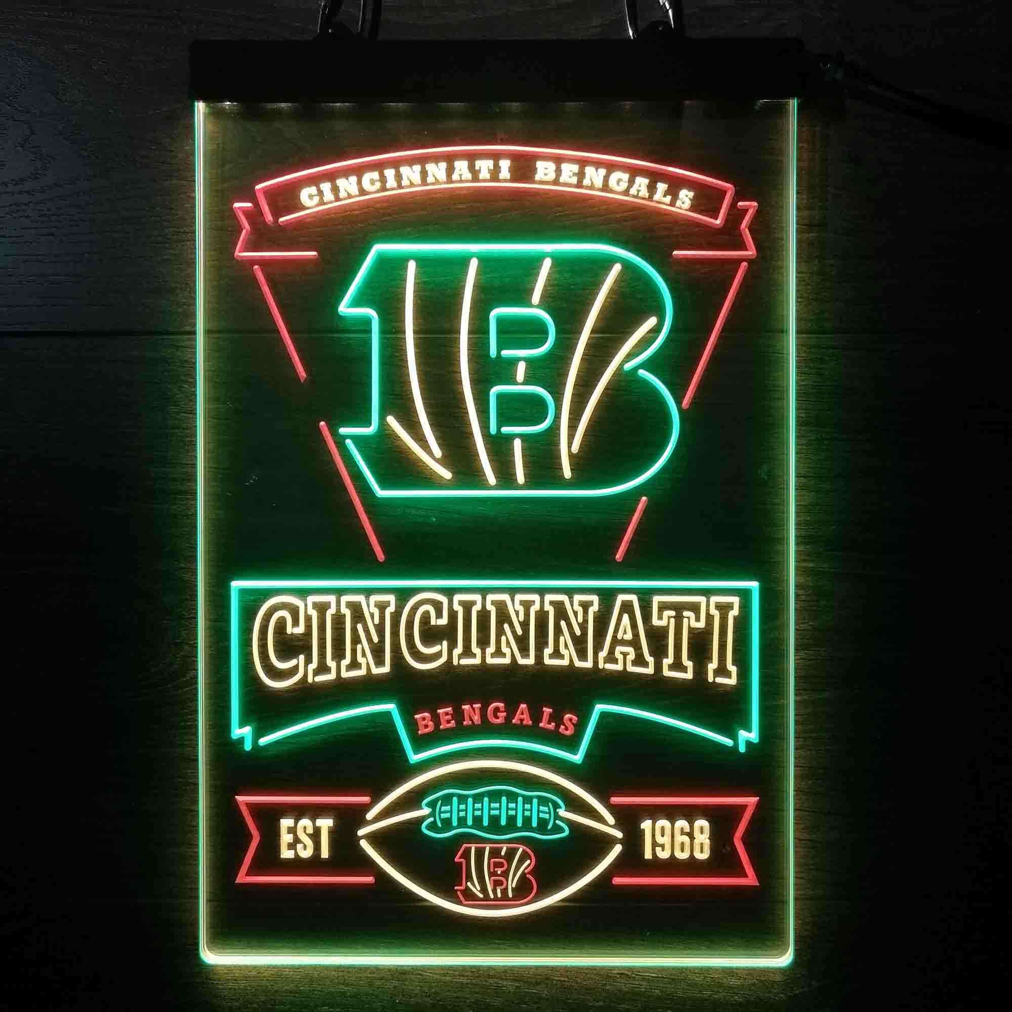 Cincinnati Bengals Led Light Sign