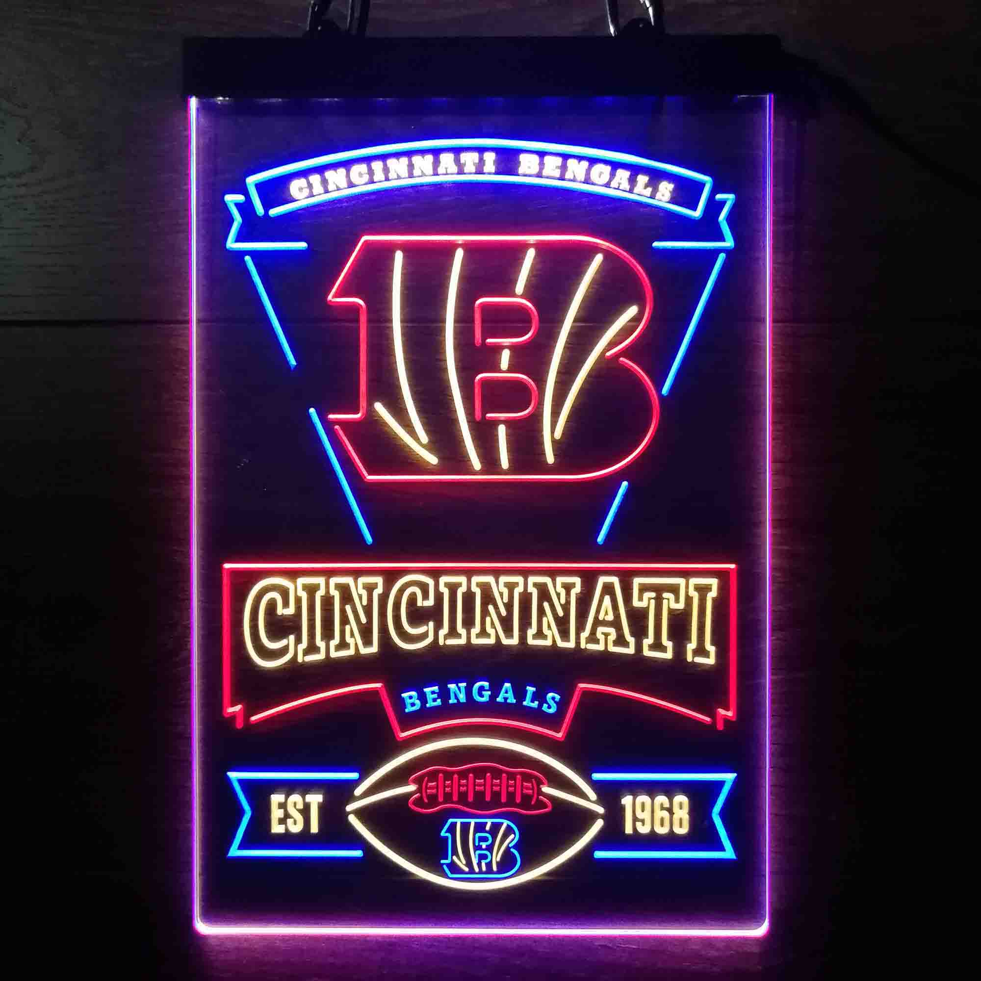 Cincinnati Bengals Led Light Sign