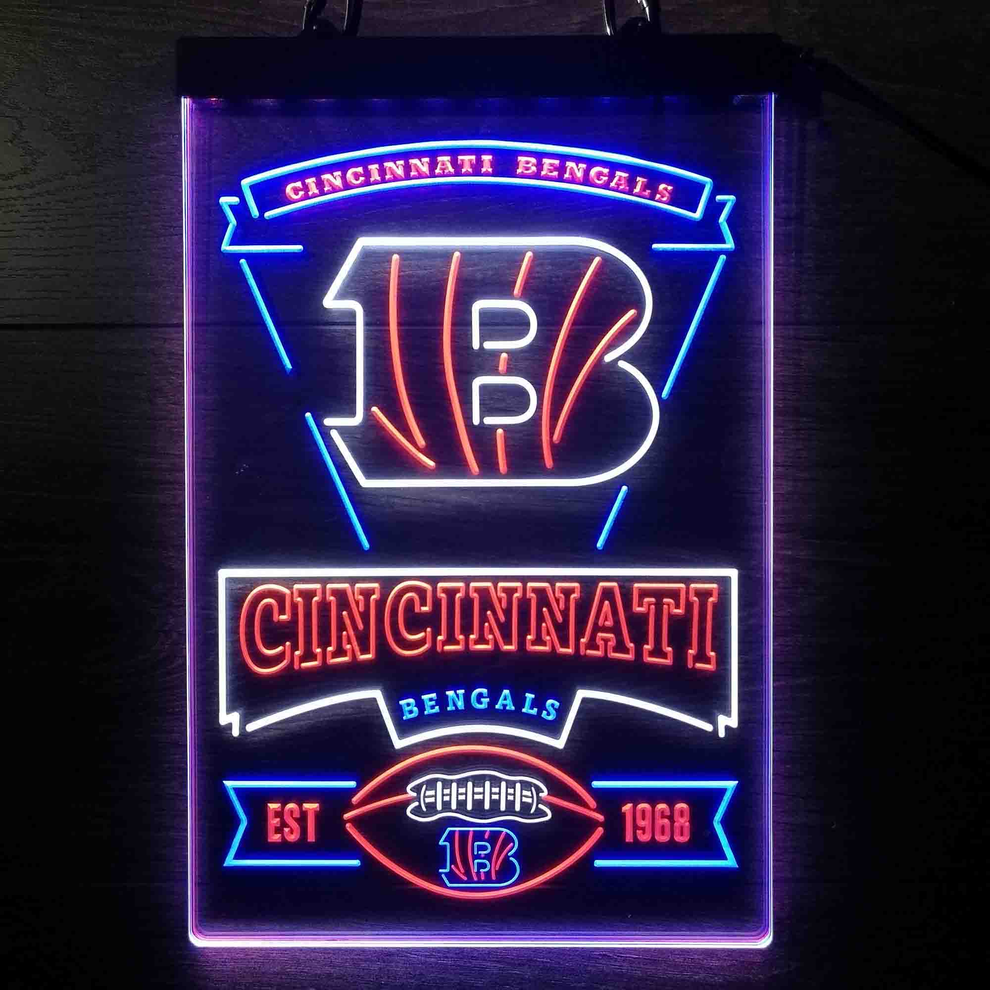 Cincinnati Bengals Led Light Sign