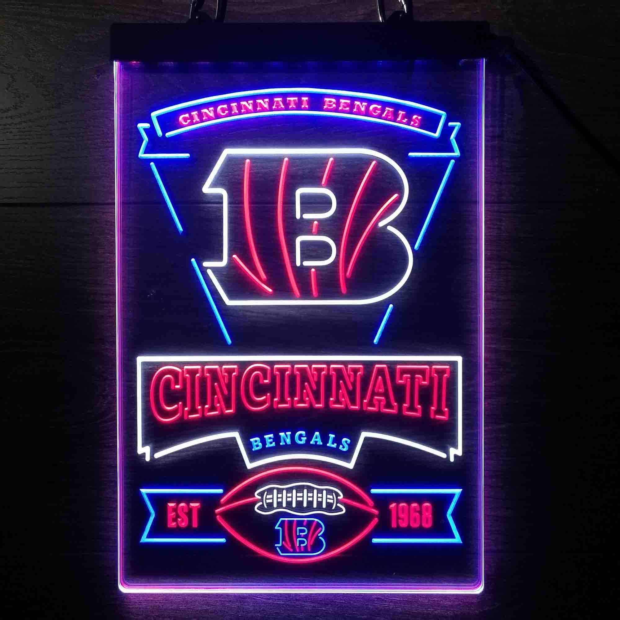 Cincinnati Bengals Led Light Sign