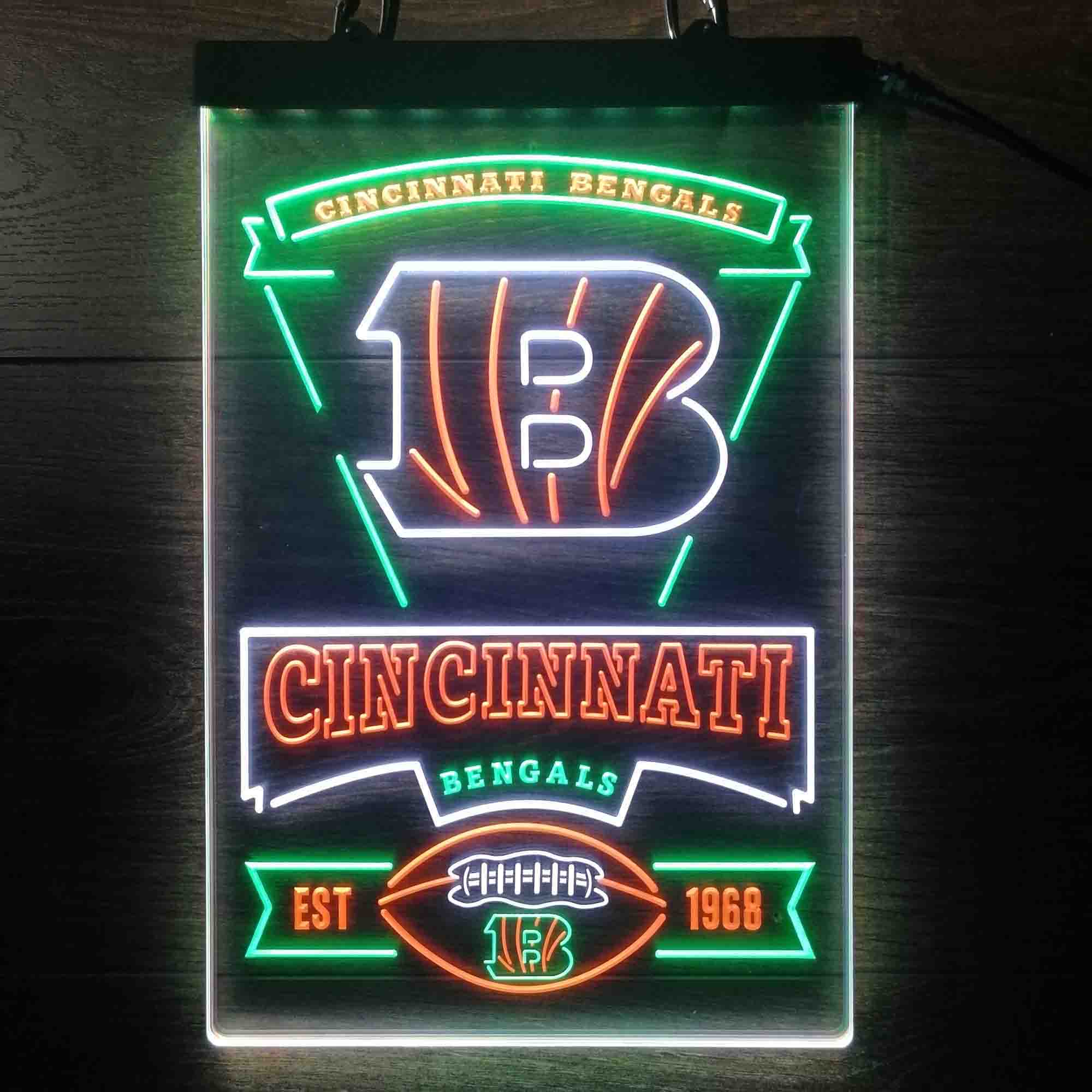 Cincinnati Bengals Led Light Sign