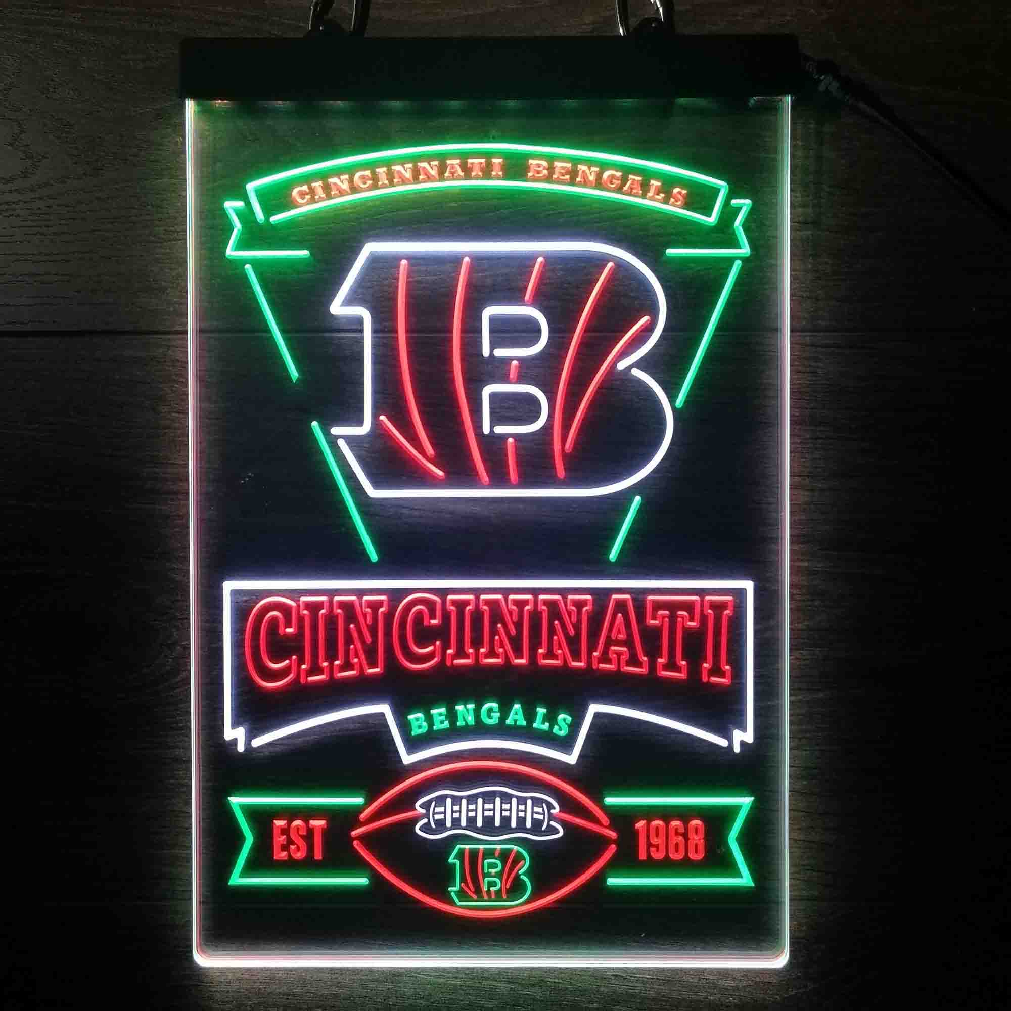 Cincinnati Bengals Led Light Sign