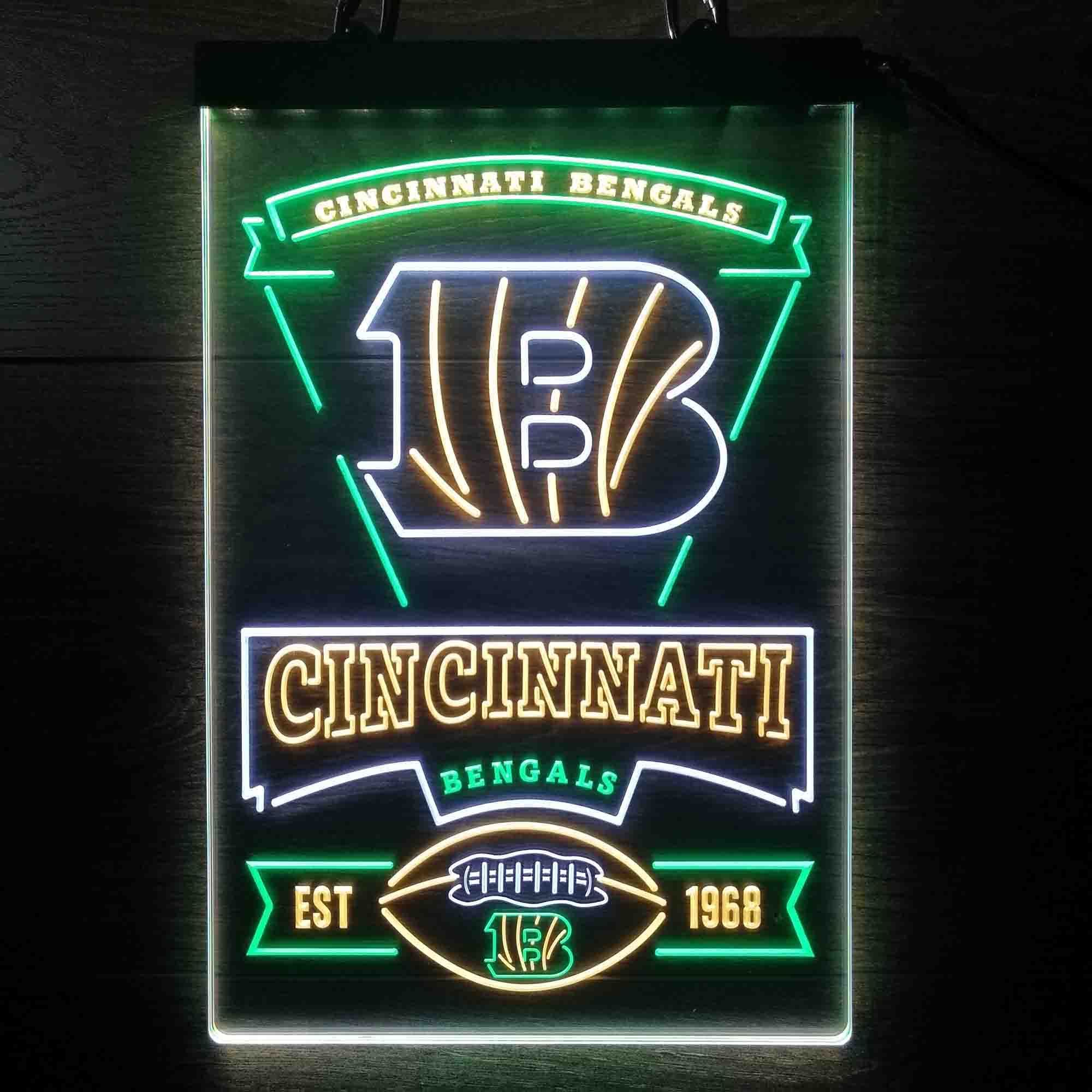 Cincinnati Bengals Led Light Sign