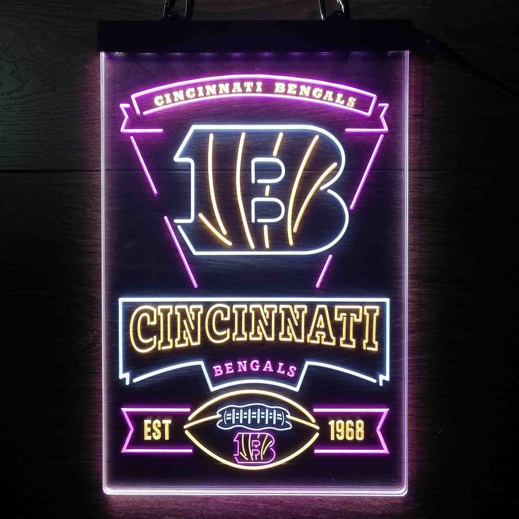 Cincinnati Bengals Led Light Sign