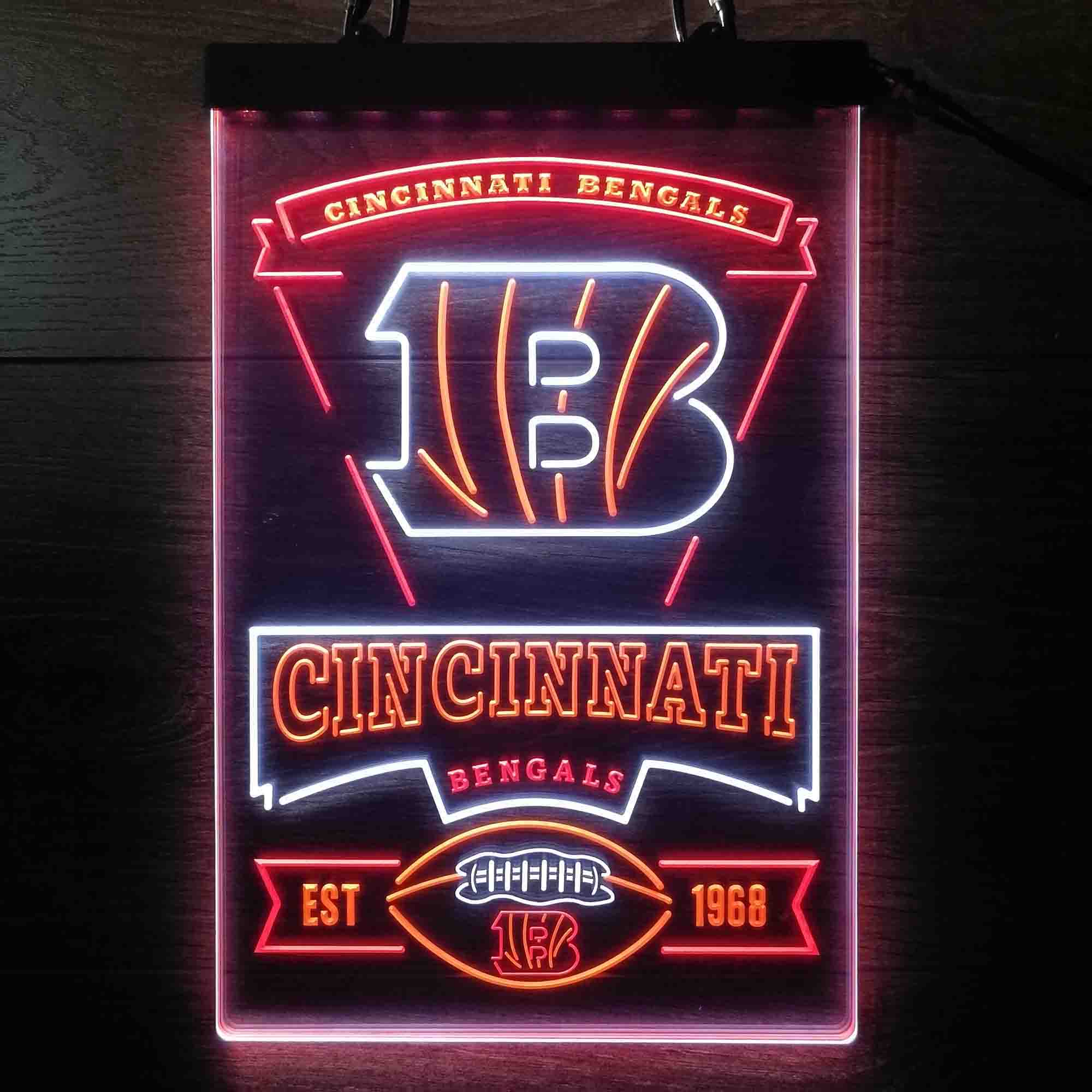 Cincinnati Bengals Led Light Sign