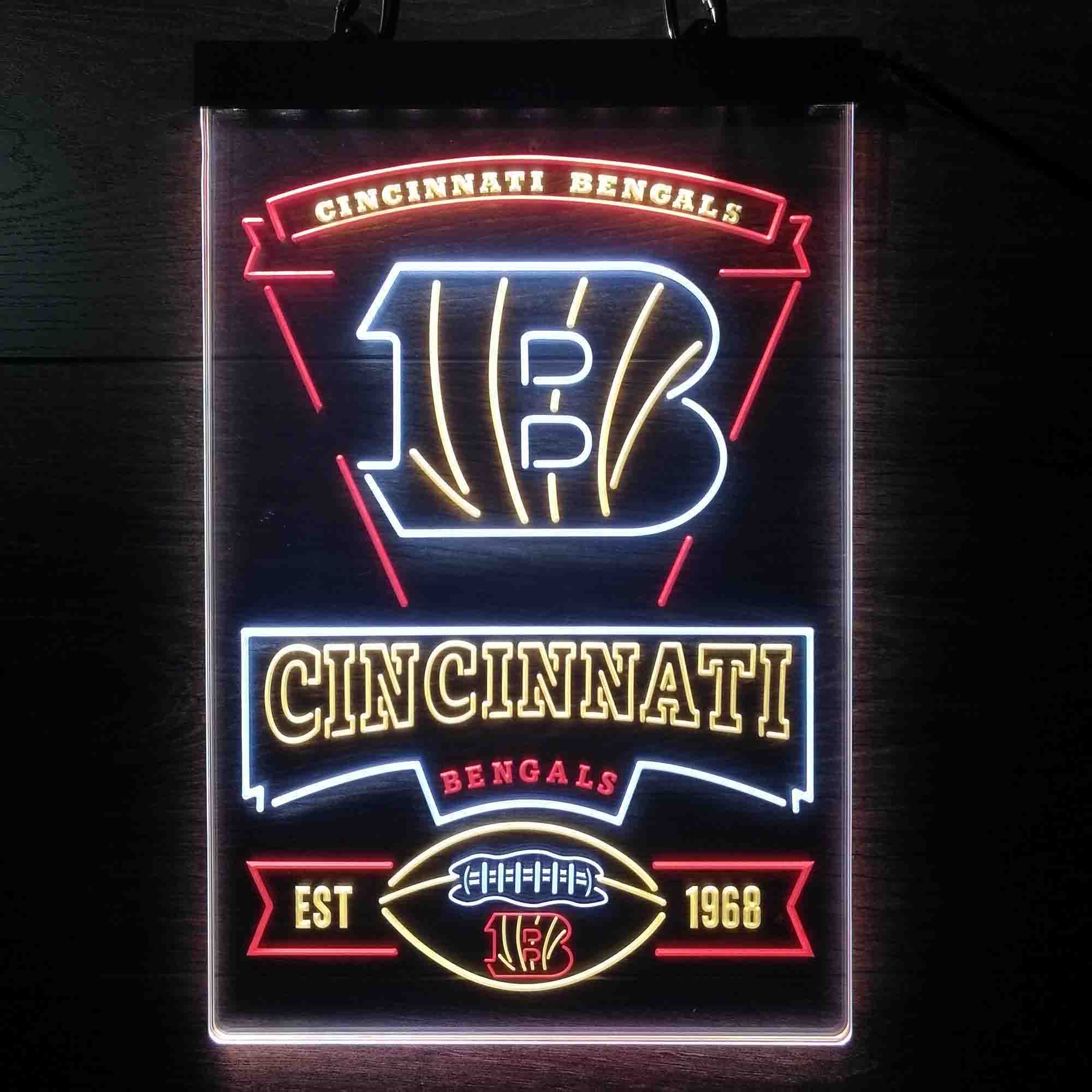 Cincinnati Bengals Led Light Sign