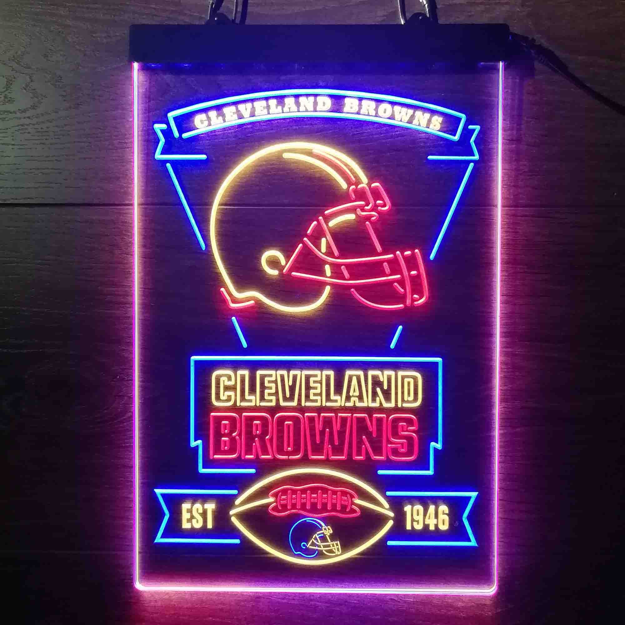 Cleveland Browns Led Light Sign