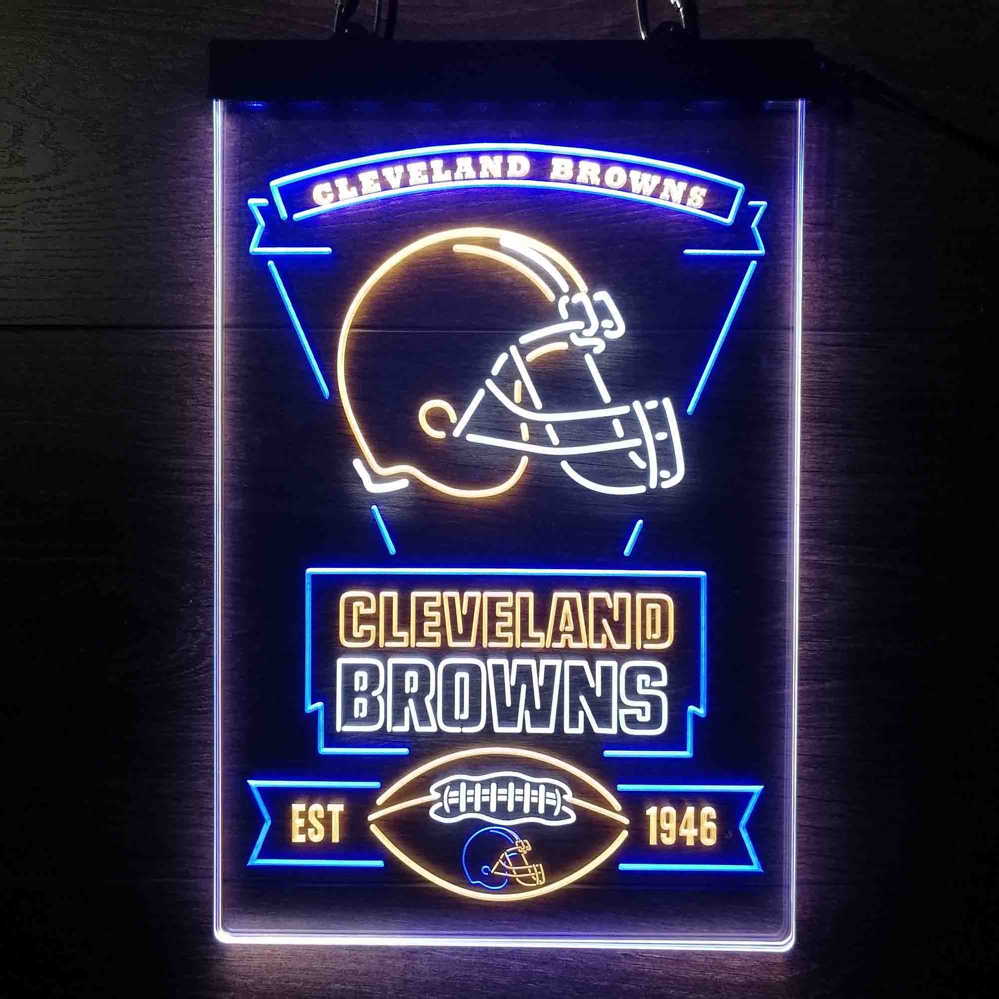 Cleveland Browns Led Light Sign