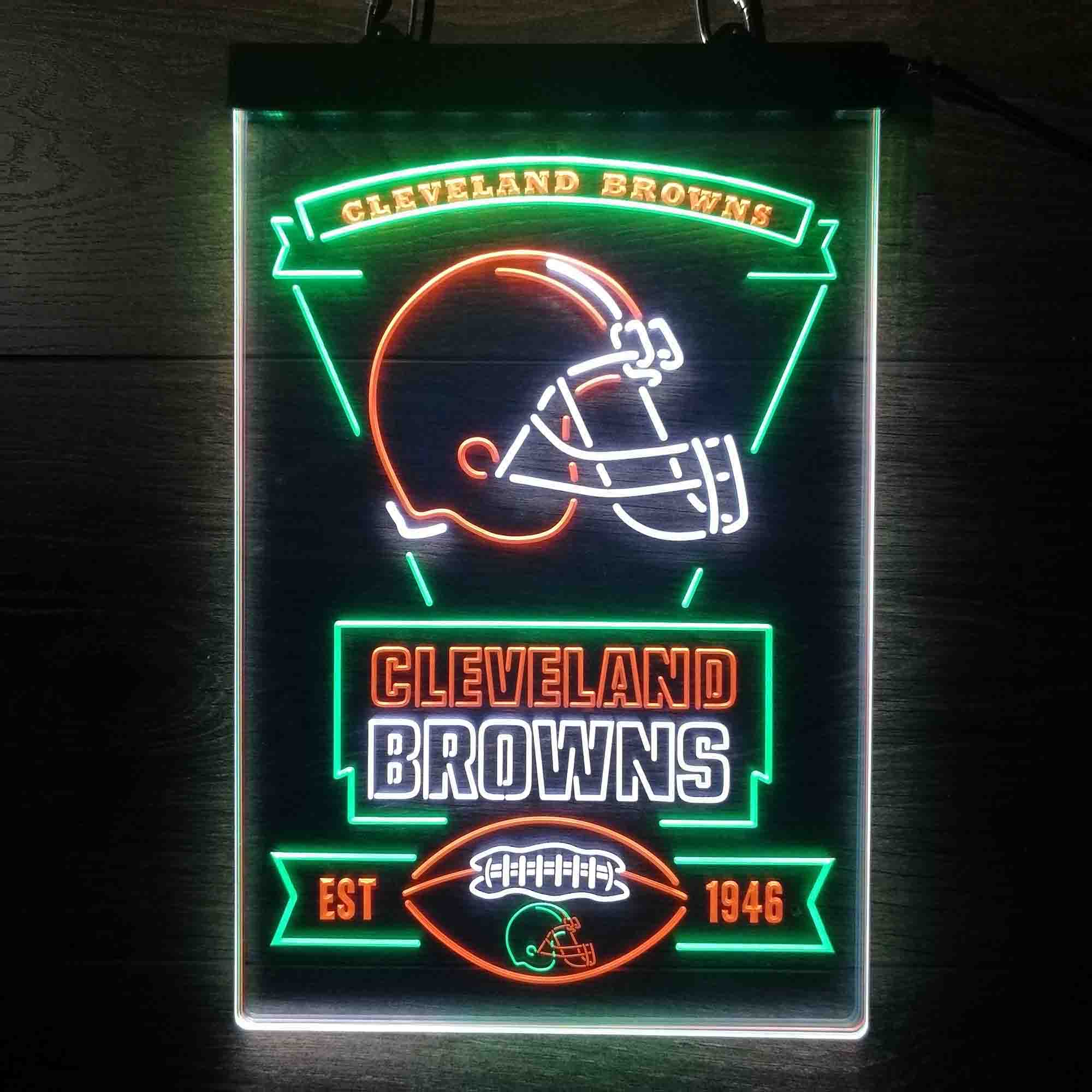 Cleveland Browns Led Light Sign