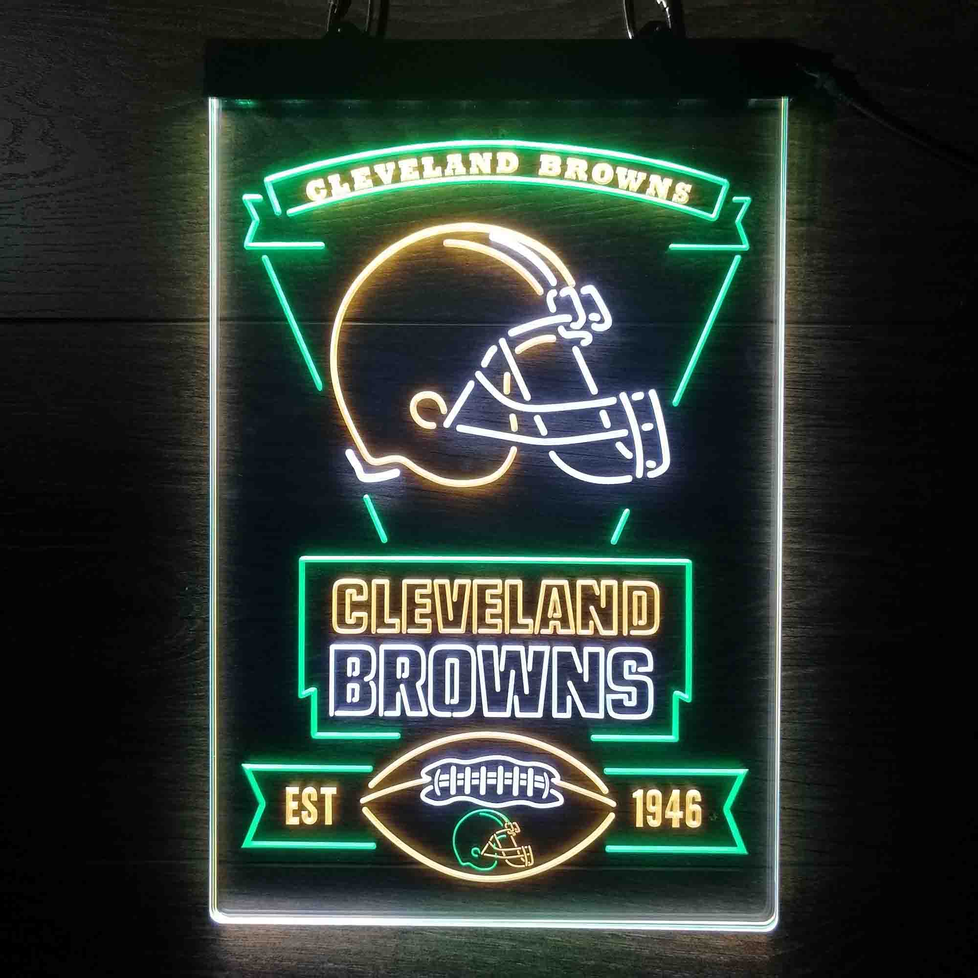 Cleveland Browns Led Light Sign