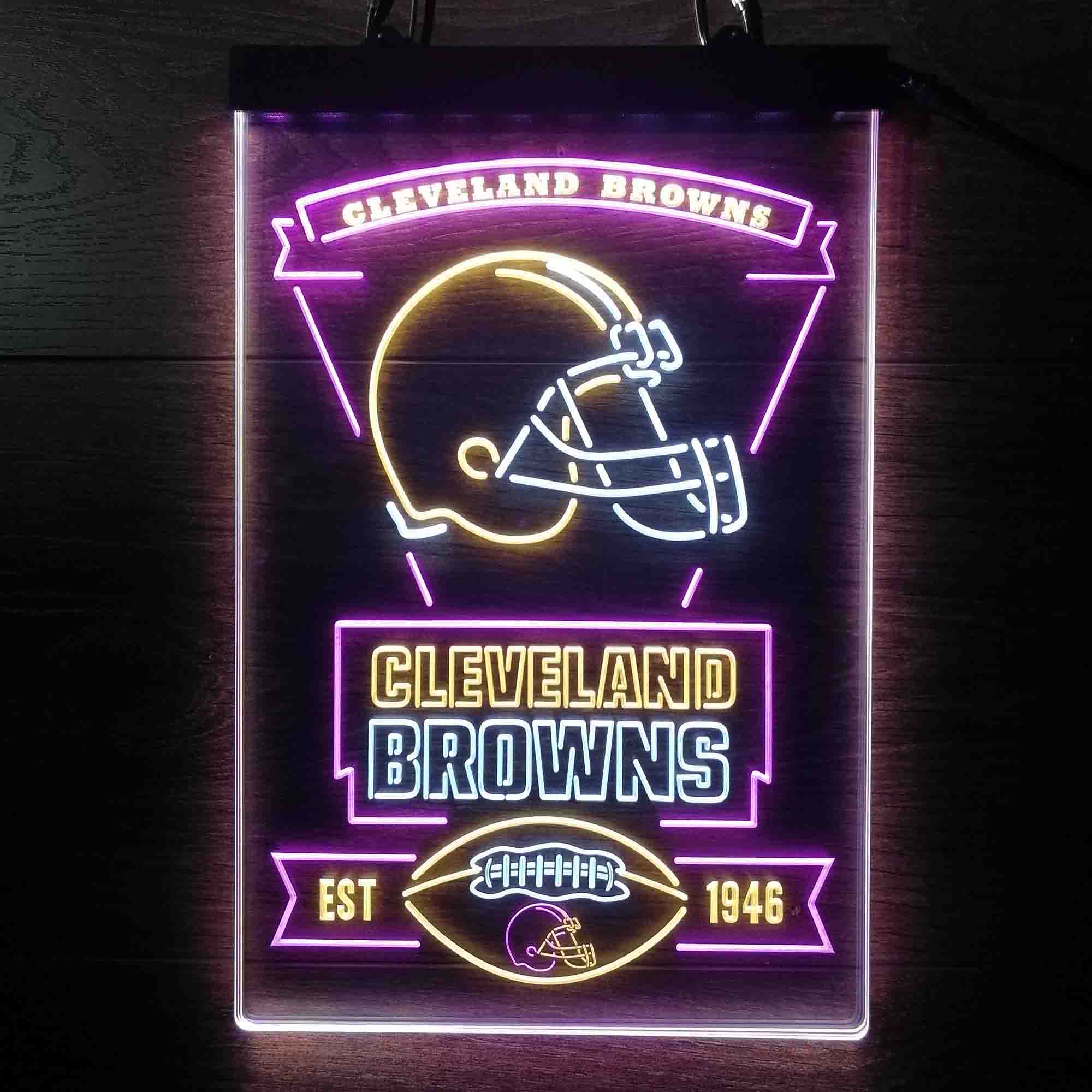 Cleveland Browns Led Light Sign