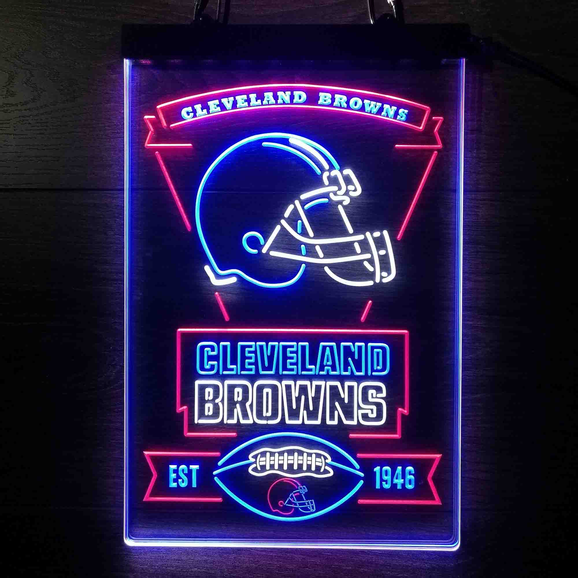 Cleveland Browns Led Light Sign