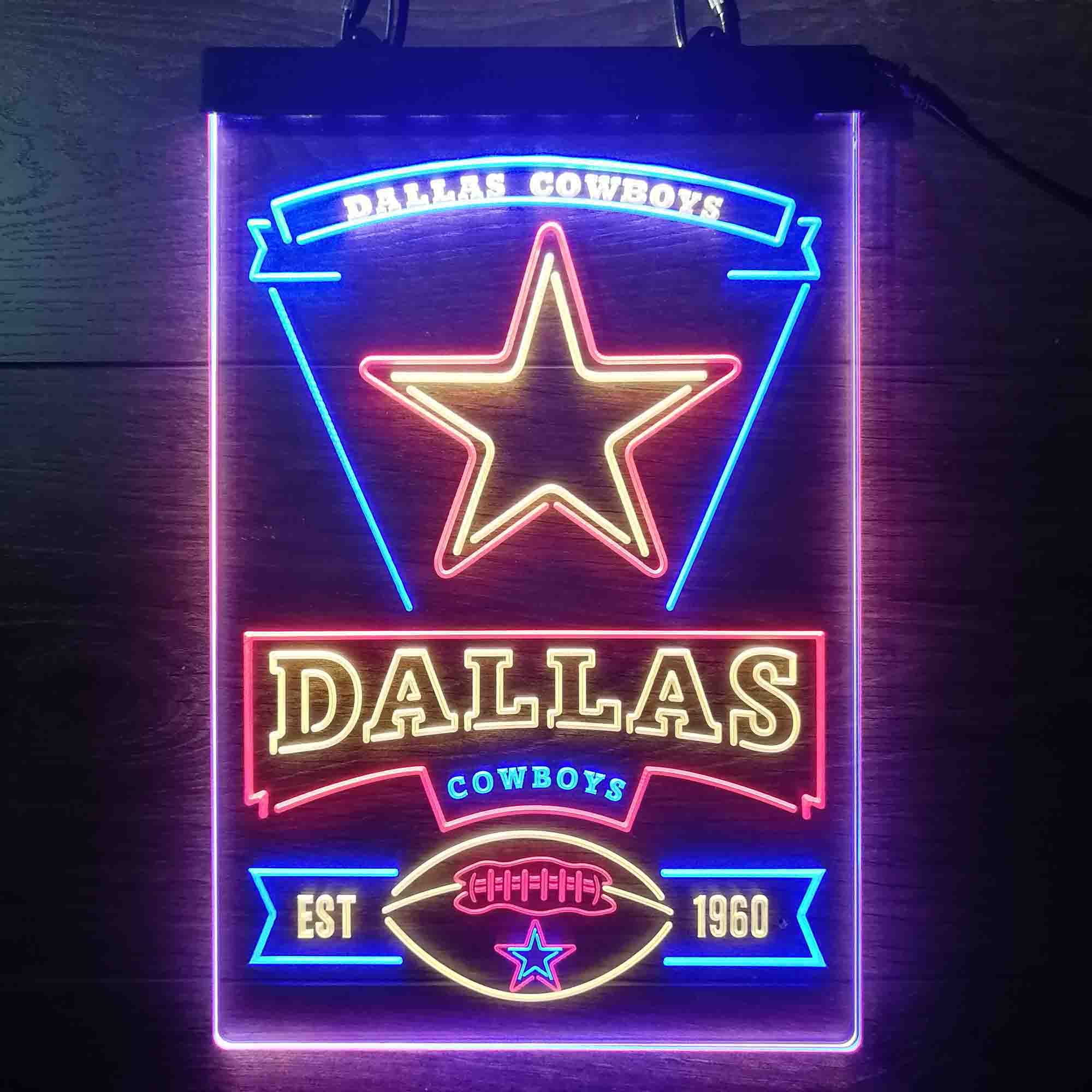 Dallas Cowboys LED Light Sign