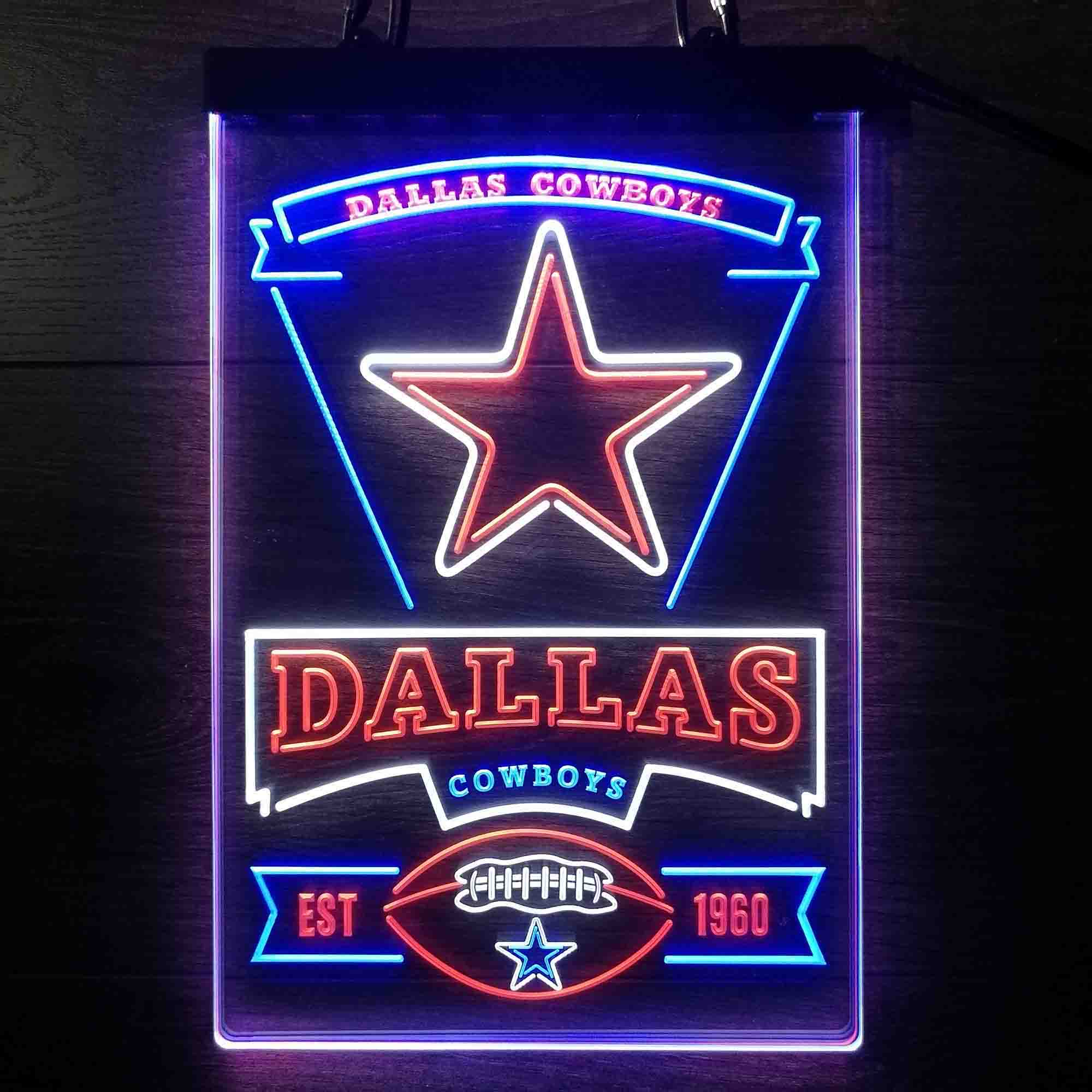 Dallas Cowboys LED Light Sign