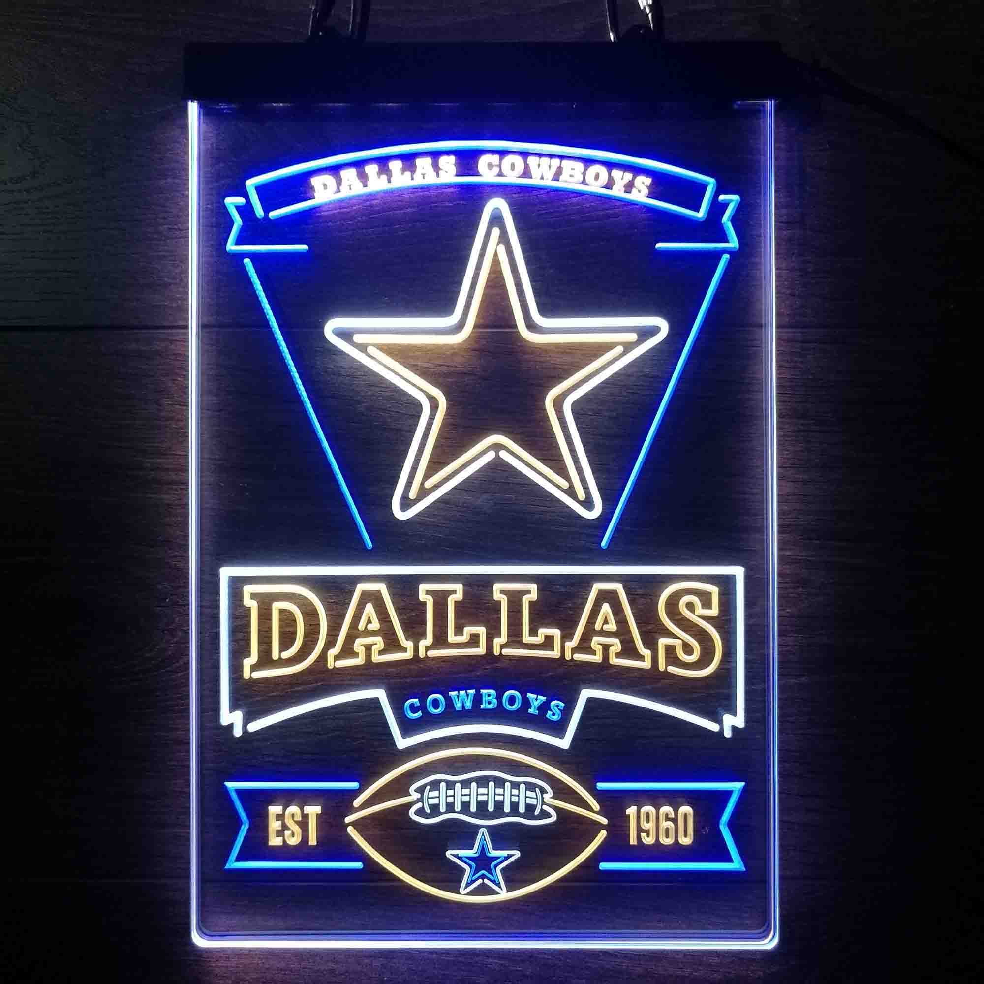 Dallas Cowboys LED Light Sign